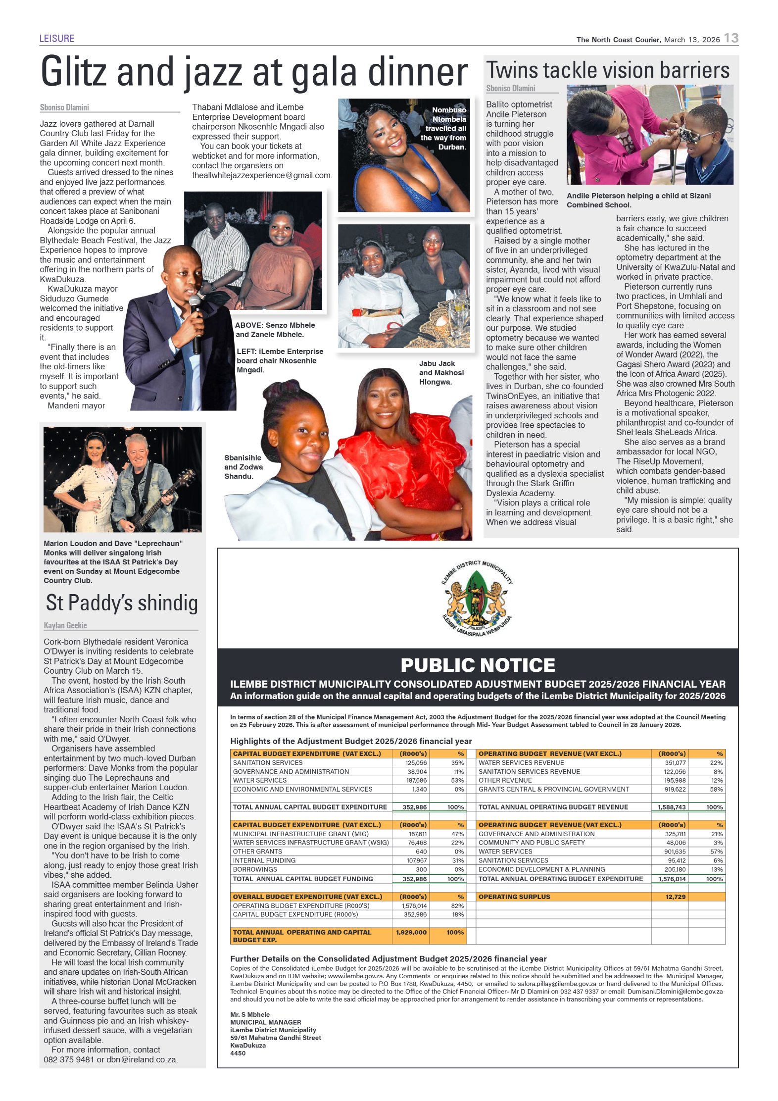 The North Coast Courier – 13 March 2026 page 13