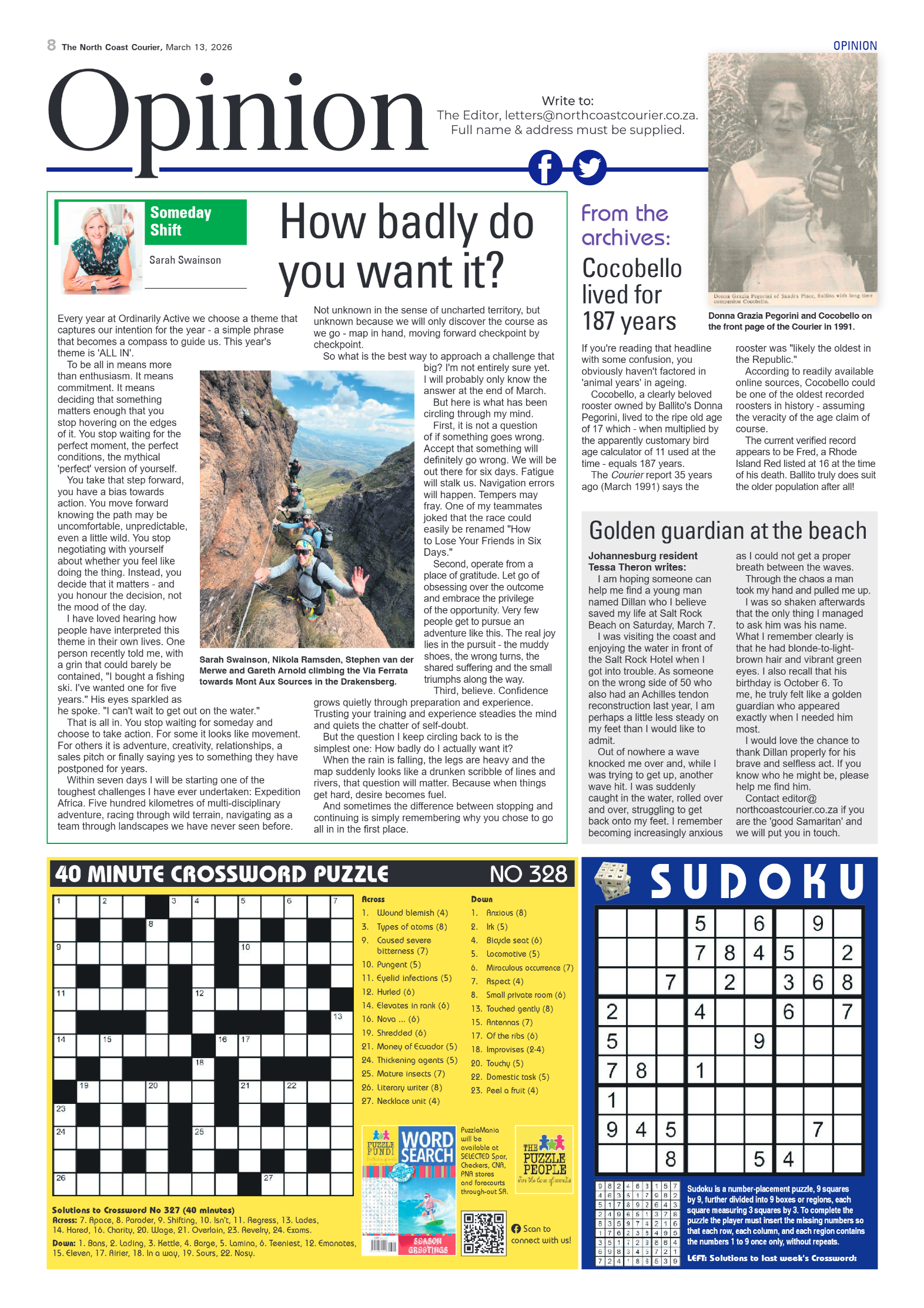 The North Coast Courier – 13 March 2026 page 8