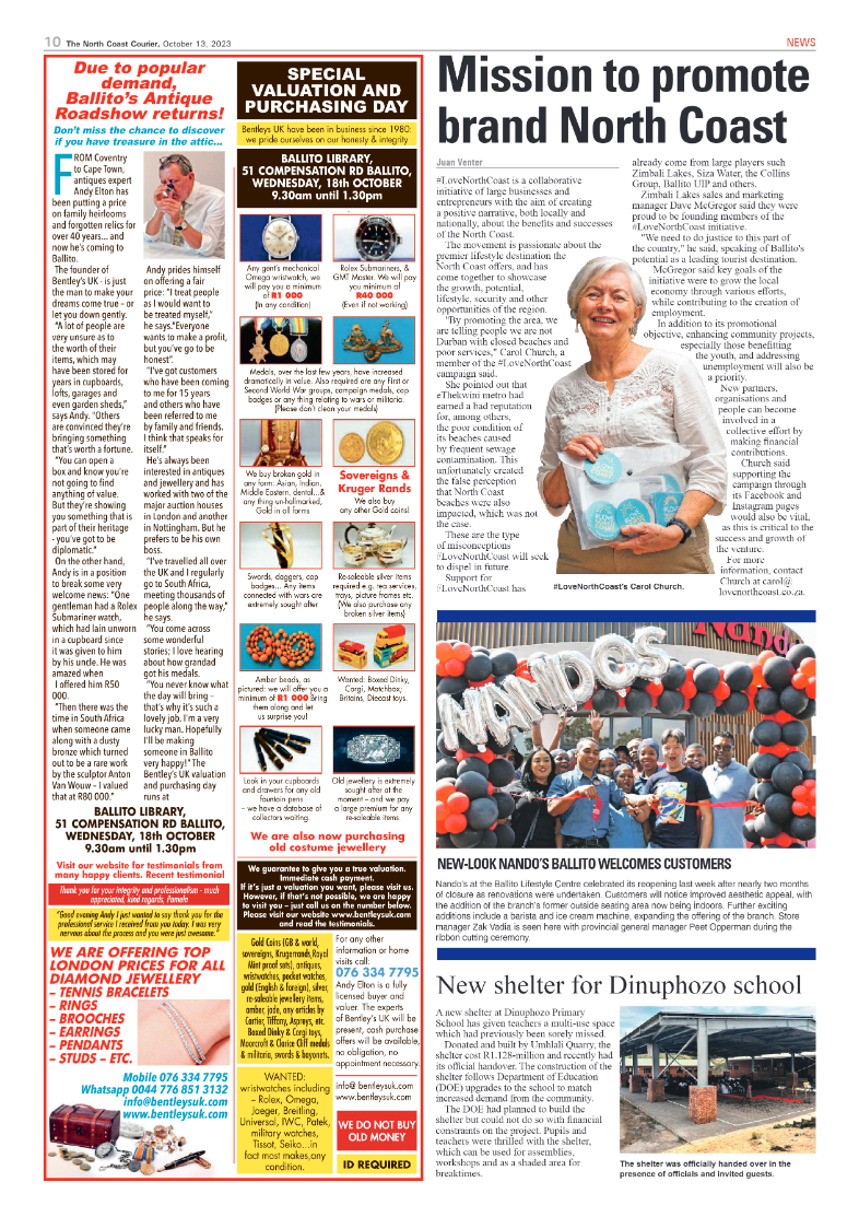 The North Coast Courier 13 October 2023 page 10