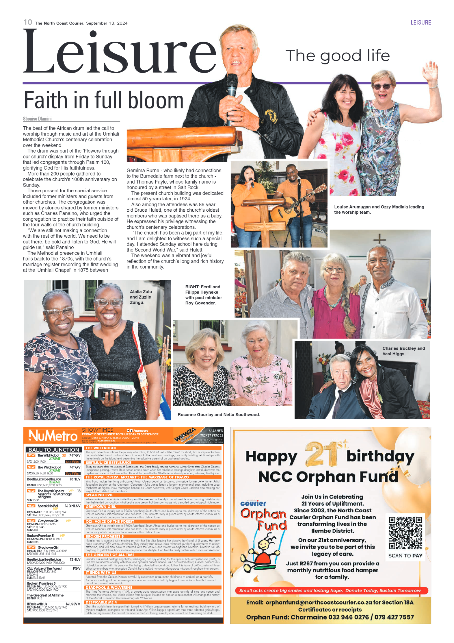 The North Coast Courier – 13 September 2024 page 10