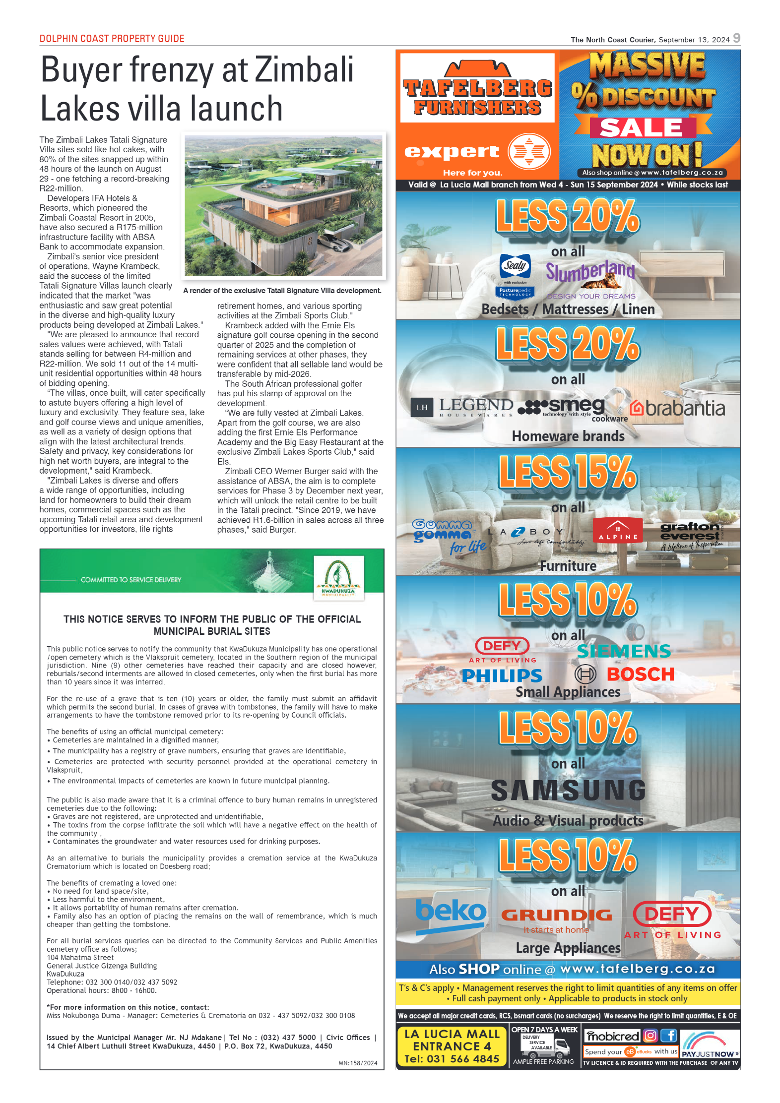 The North Coast Courier – 13 September 2024 page 9