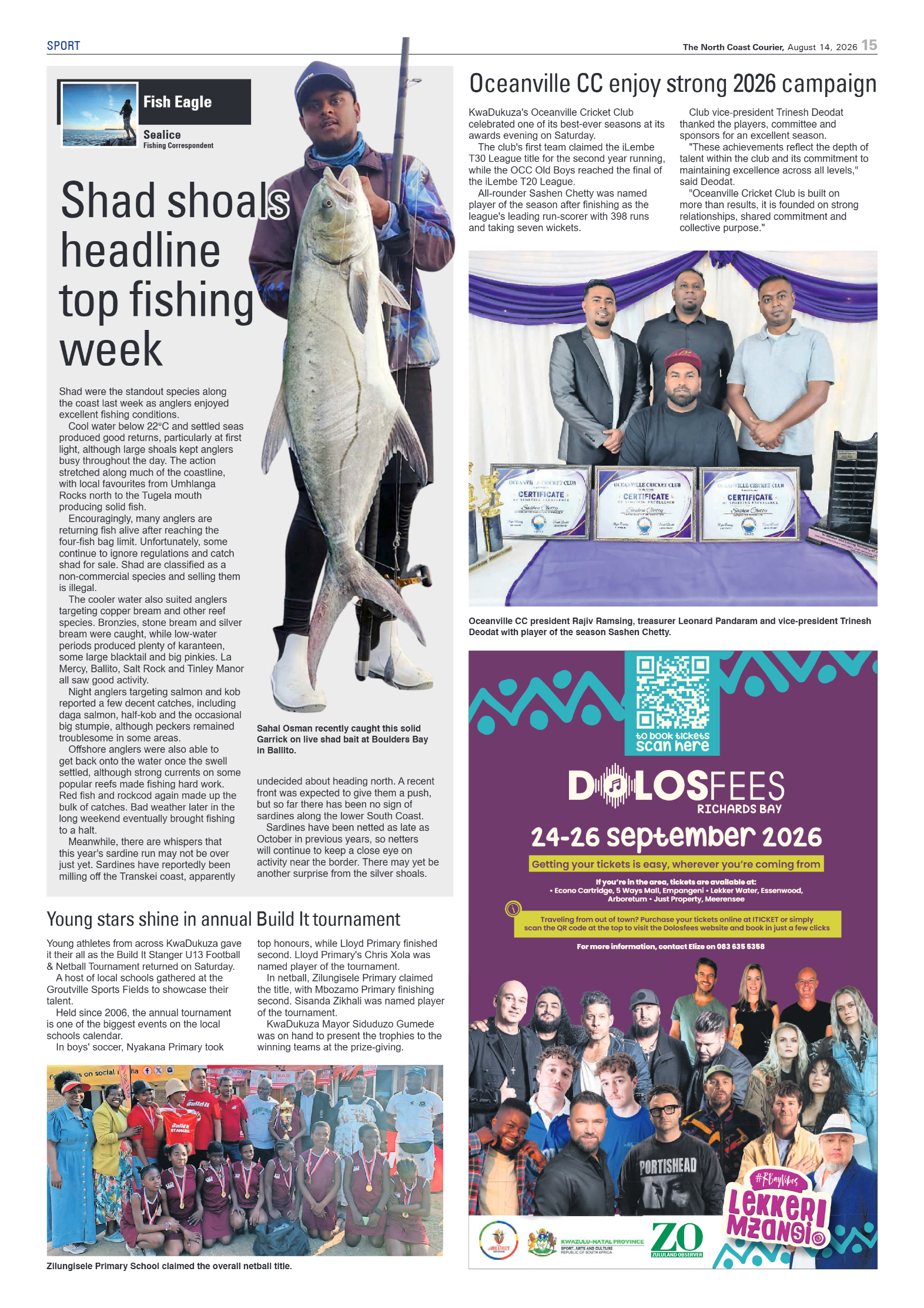 The North Coast Courier – 14 August 2026 page 15