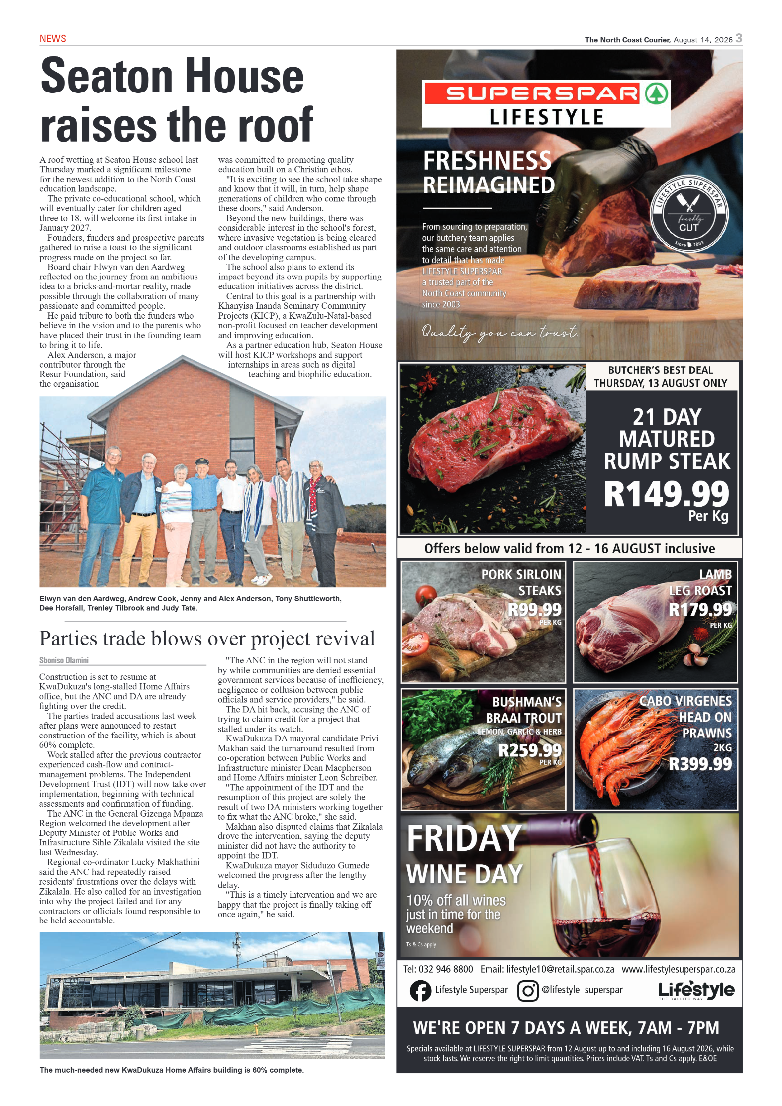 The North Coast Courier – 14 August 2026 page 3