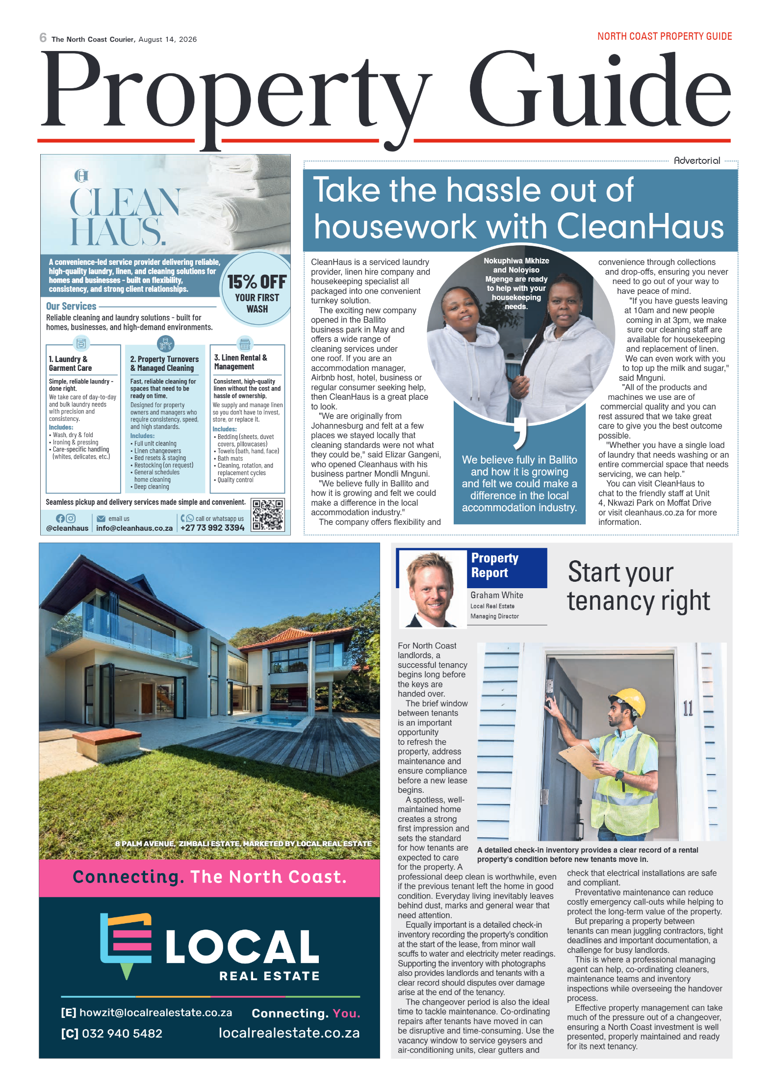 The North Coast Courier – 14 August 2026 page 6