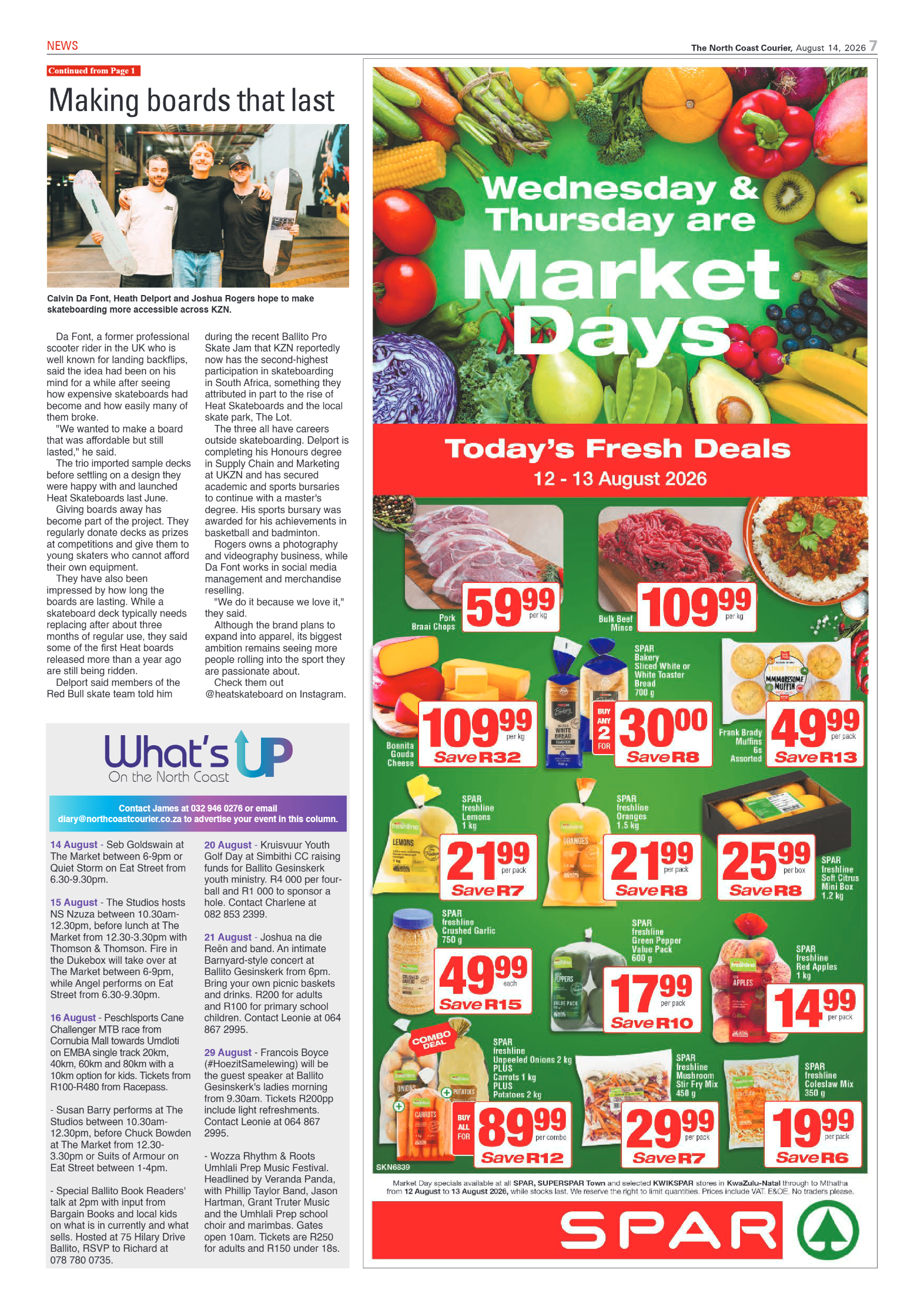 The North Coast Courier – 14 August 2026 page 7
