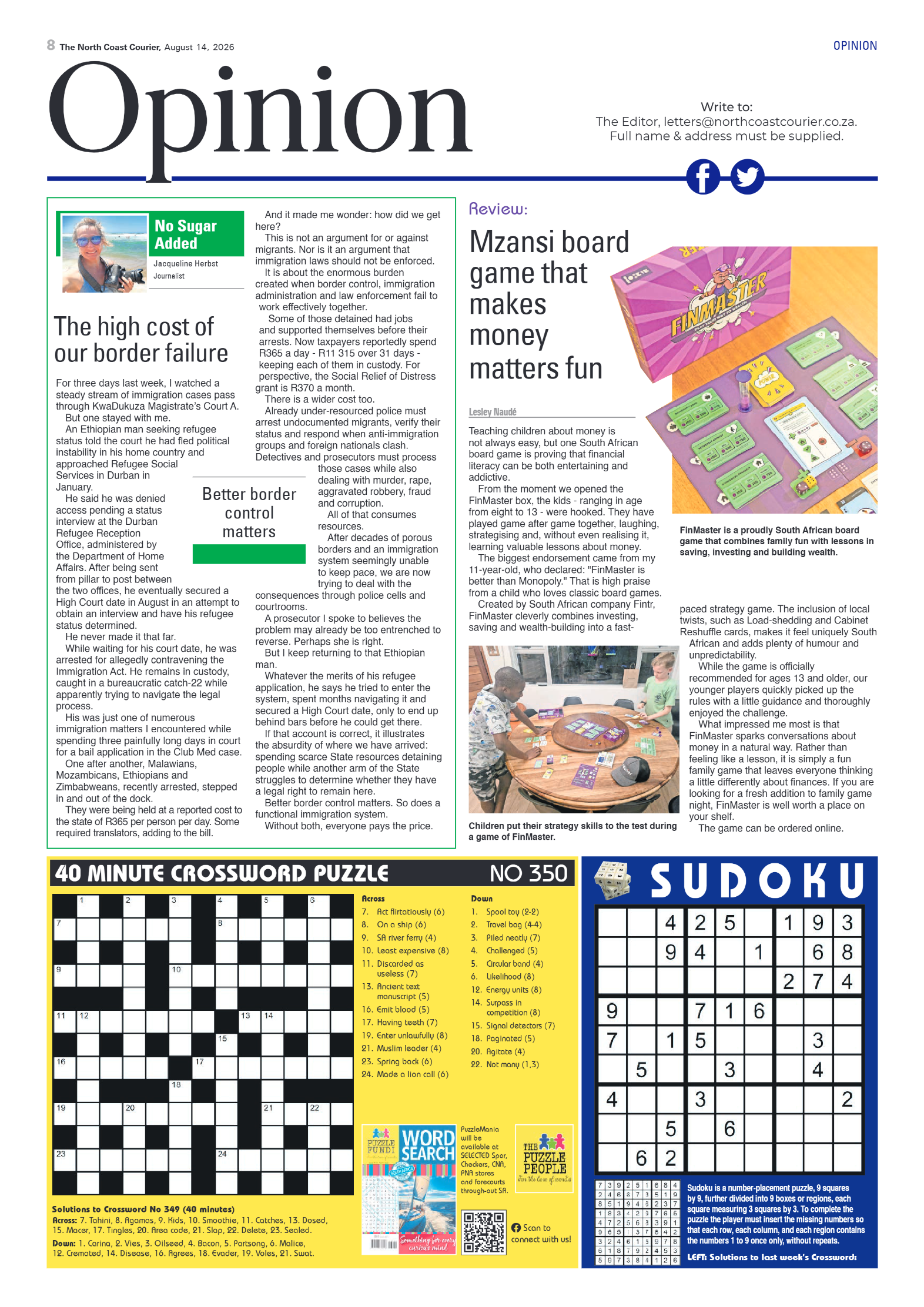The North Coast Courier – 14 August 2026 page 8