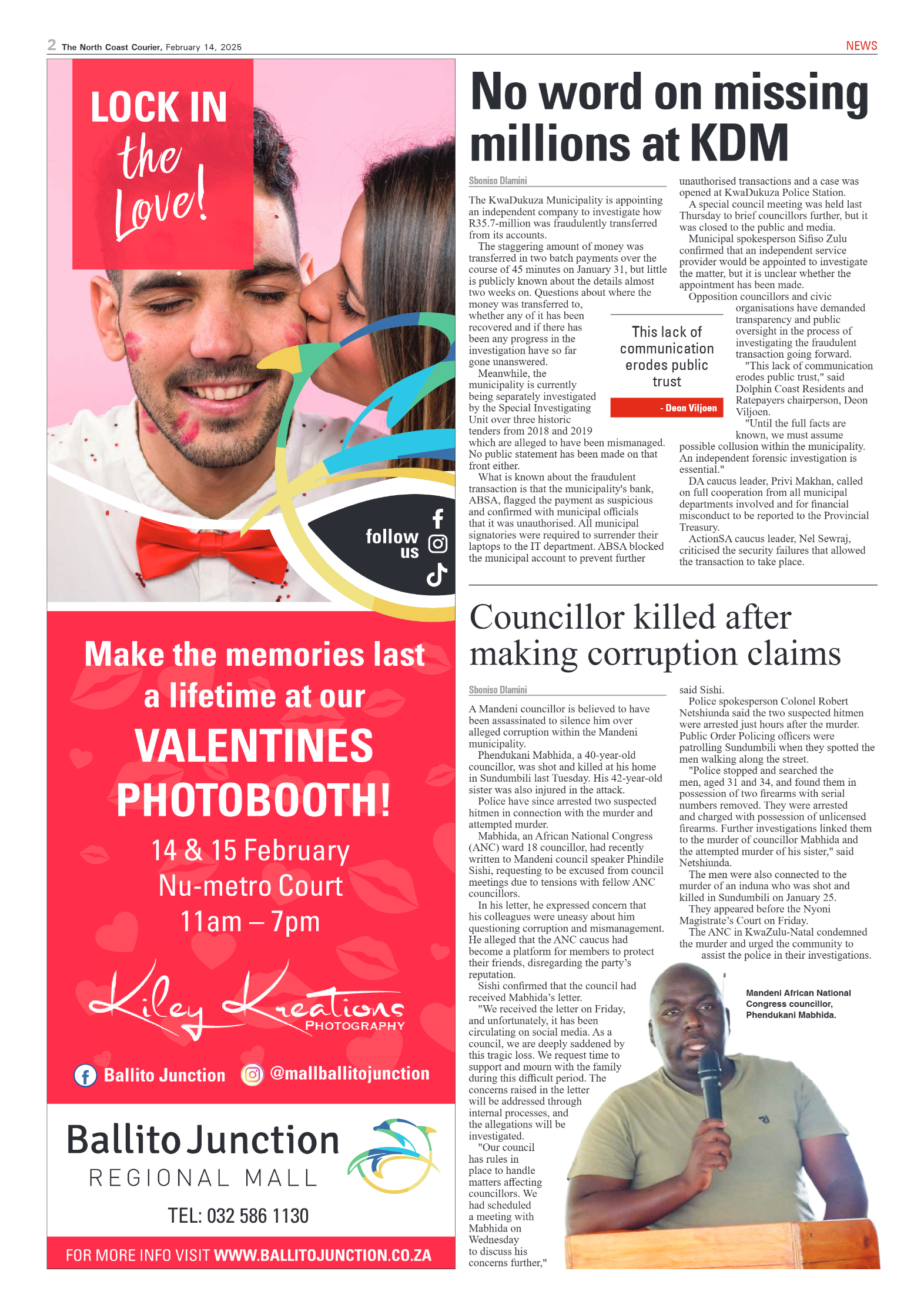The North Coast Courier – 14 February 2025 page 2