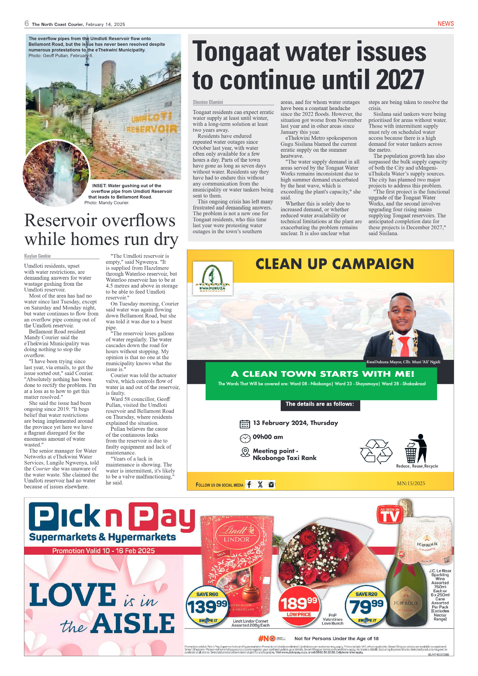 The North Coast Courier – 14 February 2025 page 6