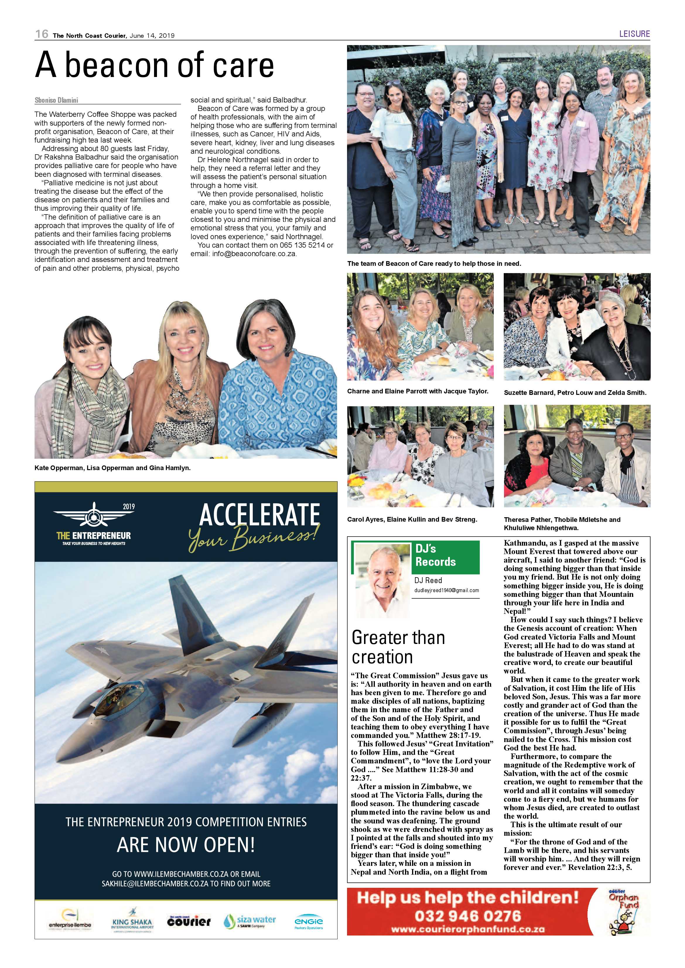 The North Coast Courier 14 June 2019 page 16