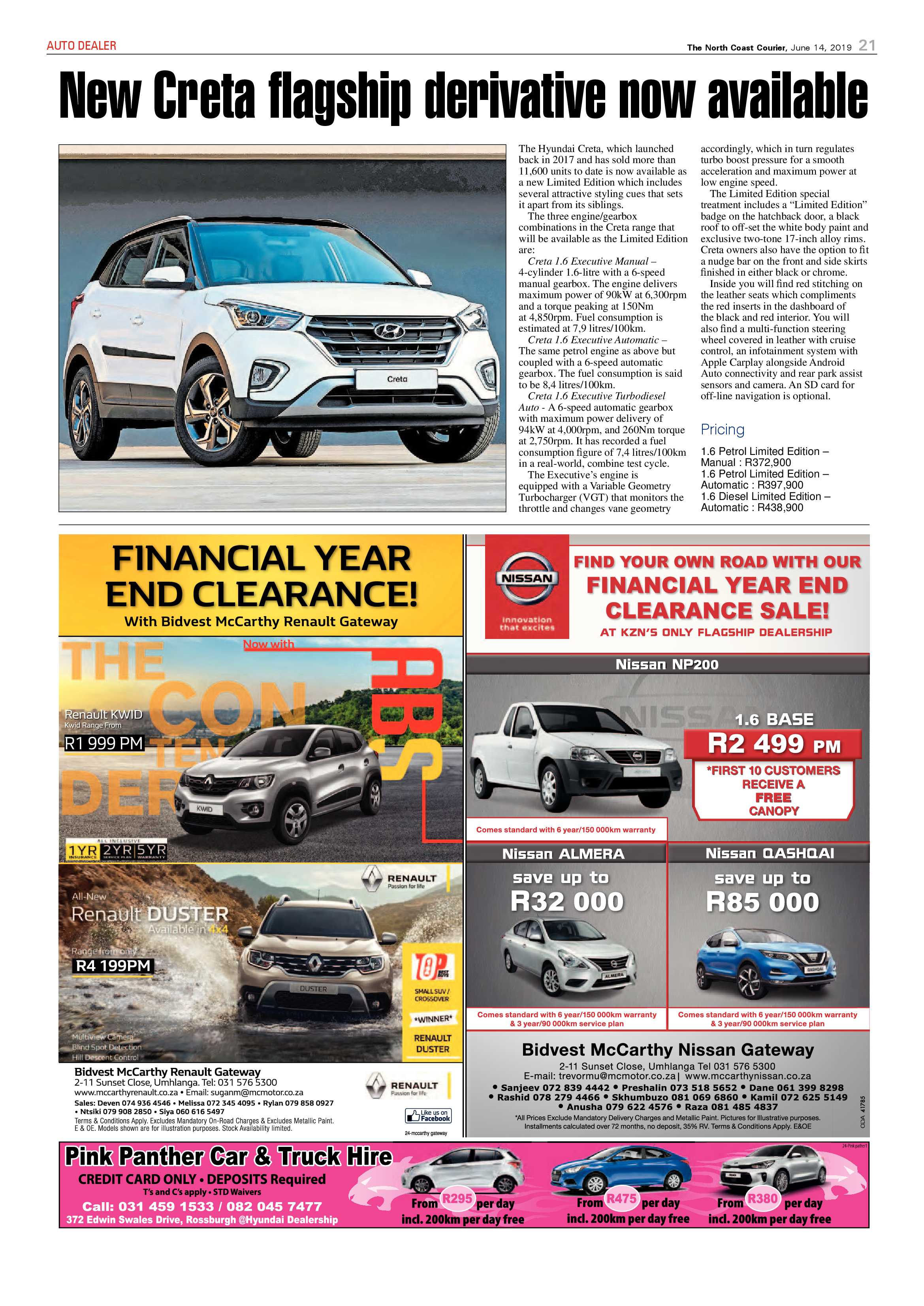 The North Coast Courier 14 June 2019 page 21