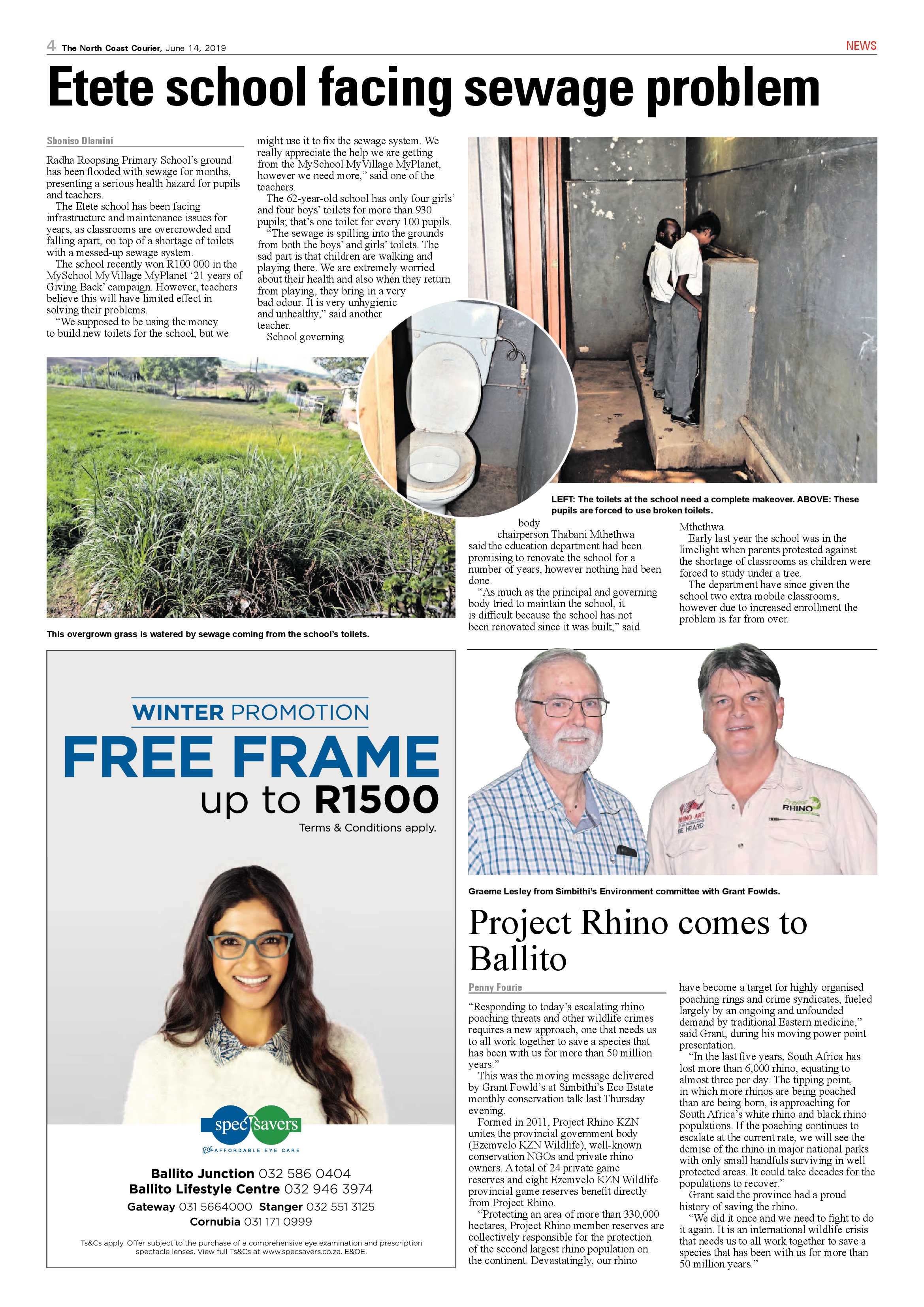 The North Coast Courier 14 June 2019 page 4