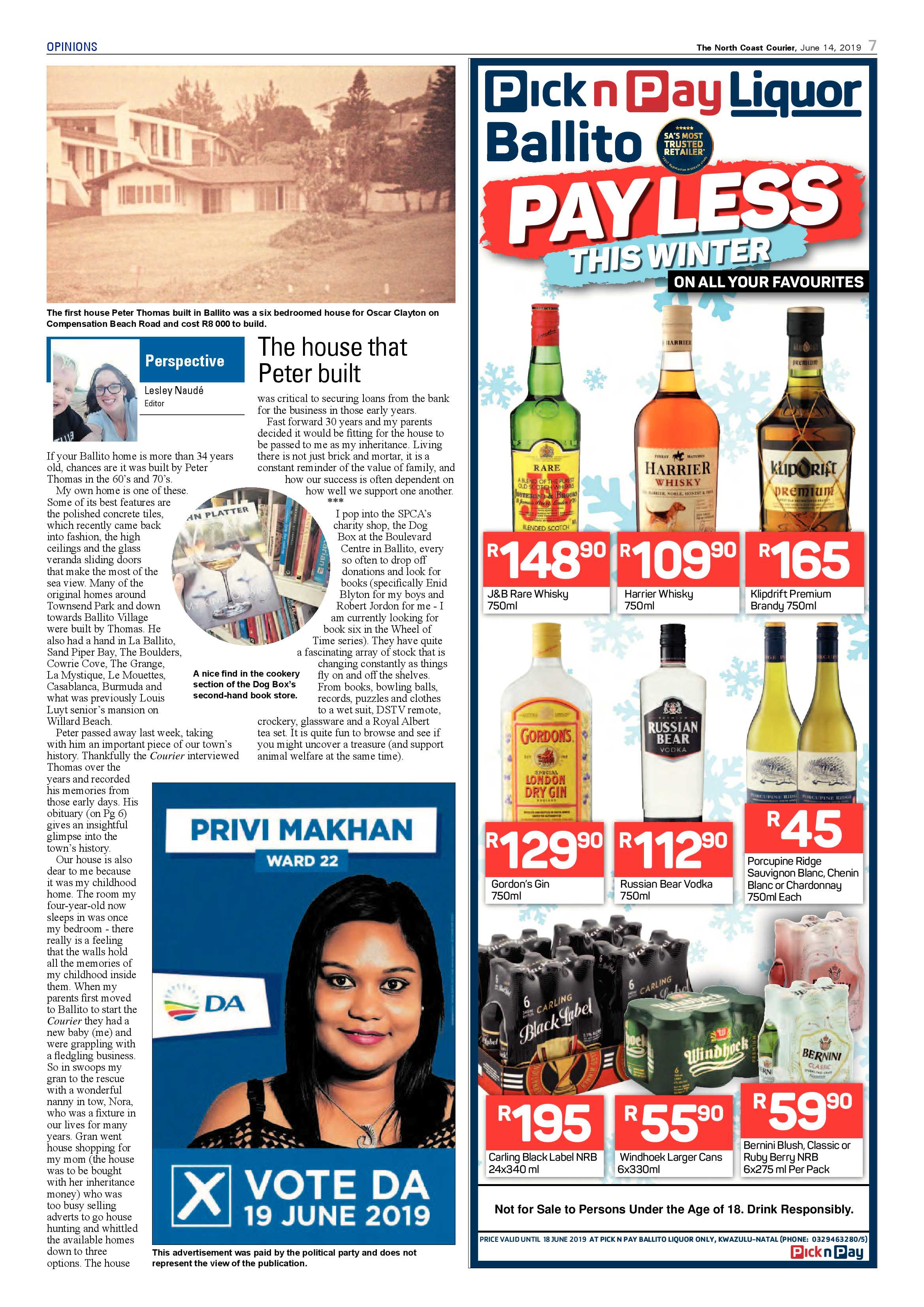 The North Coast Courier 14 June 2019 page 7