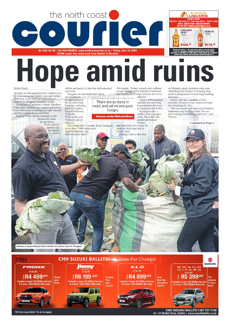 The North Coast Courier – 14 June 2024 page 1