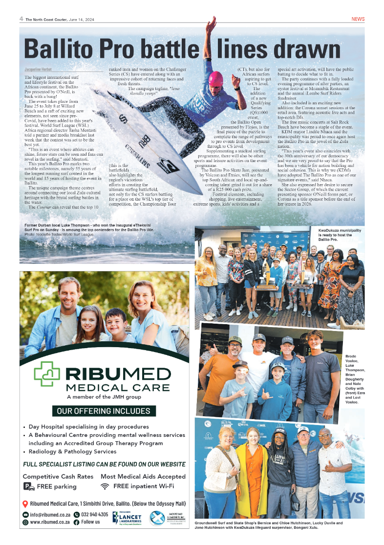 The North Coast Courier – 14 June 2024 page 4