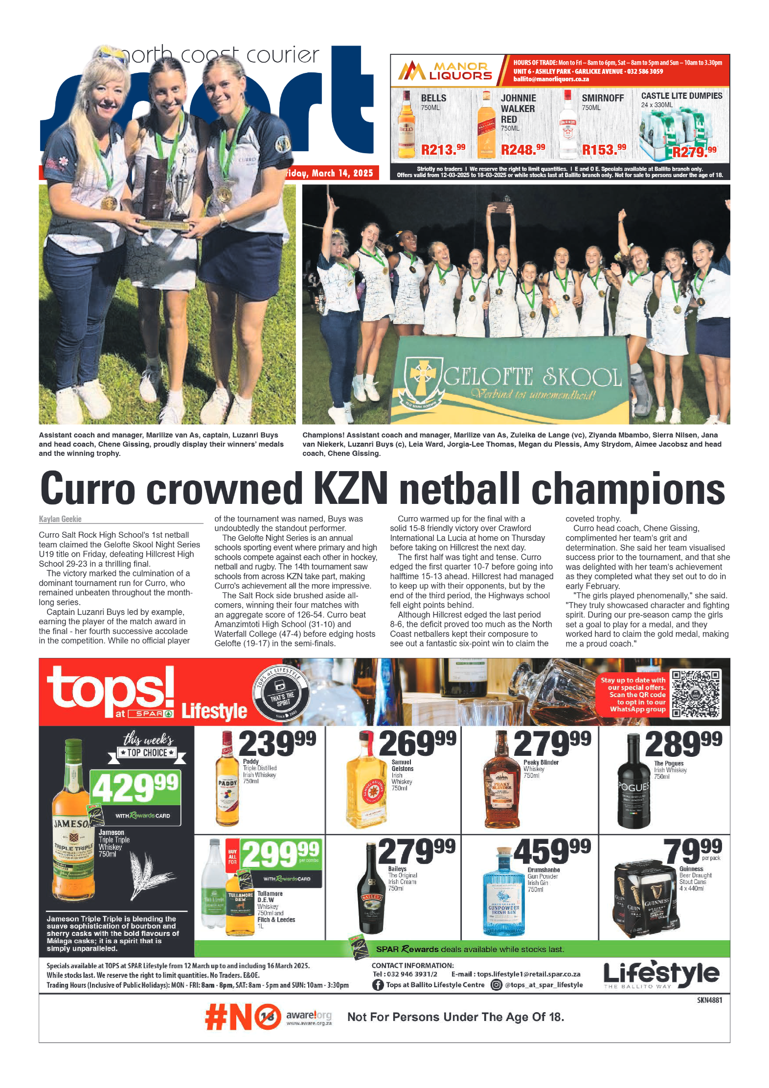 The North Coast Courier – 14 March 2025 page 16