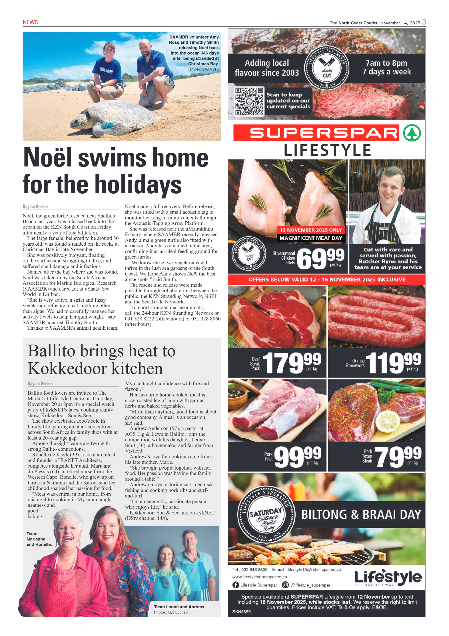 The North Coast Courier – 14 November 2025 page 3