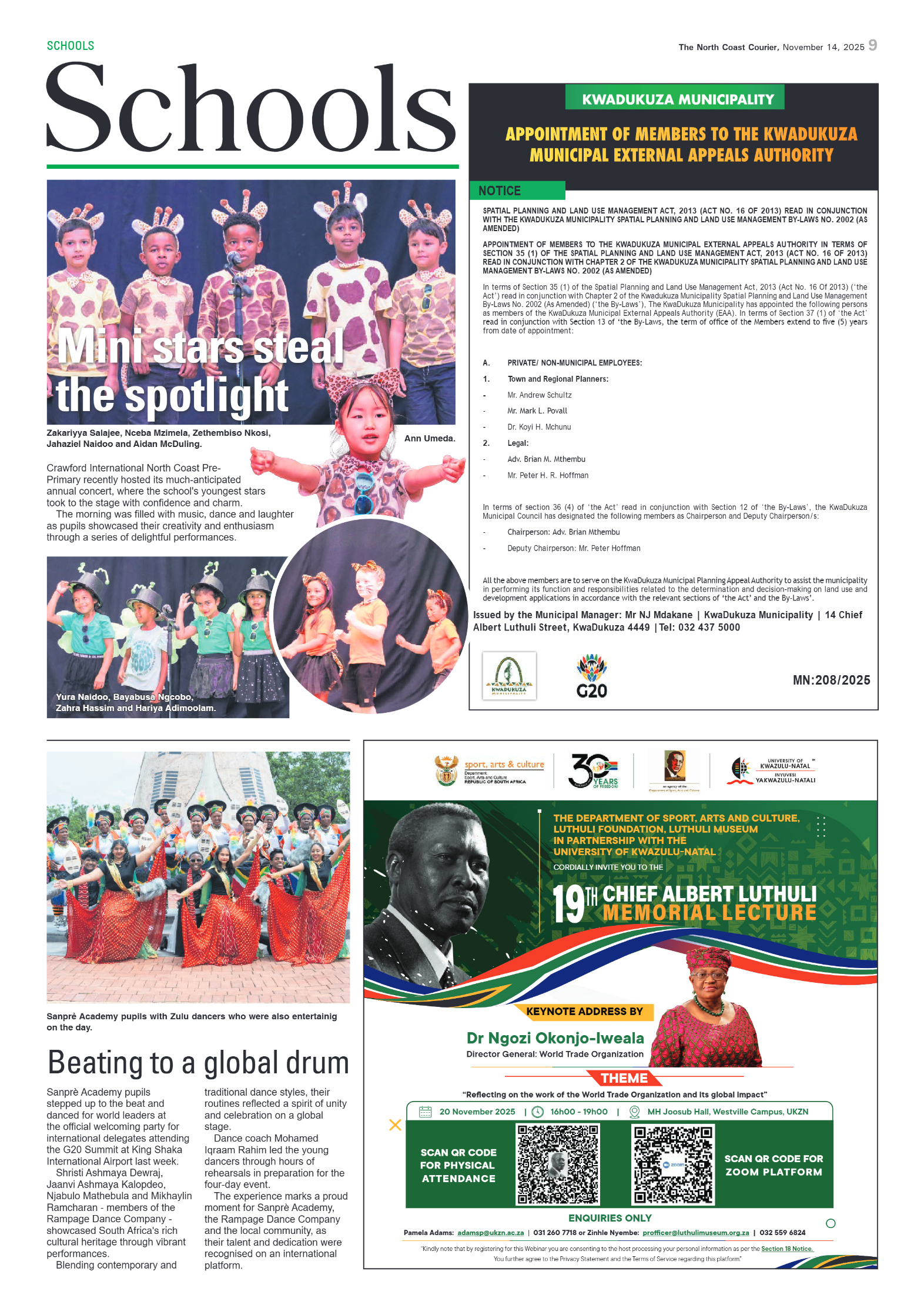 The North Coast Courier – 14 November 2025 page 9
