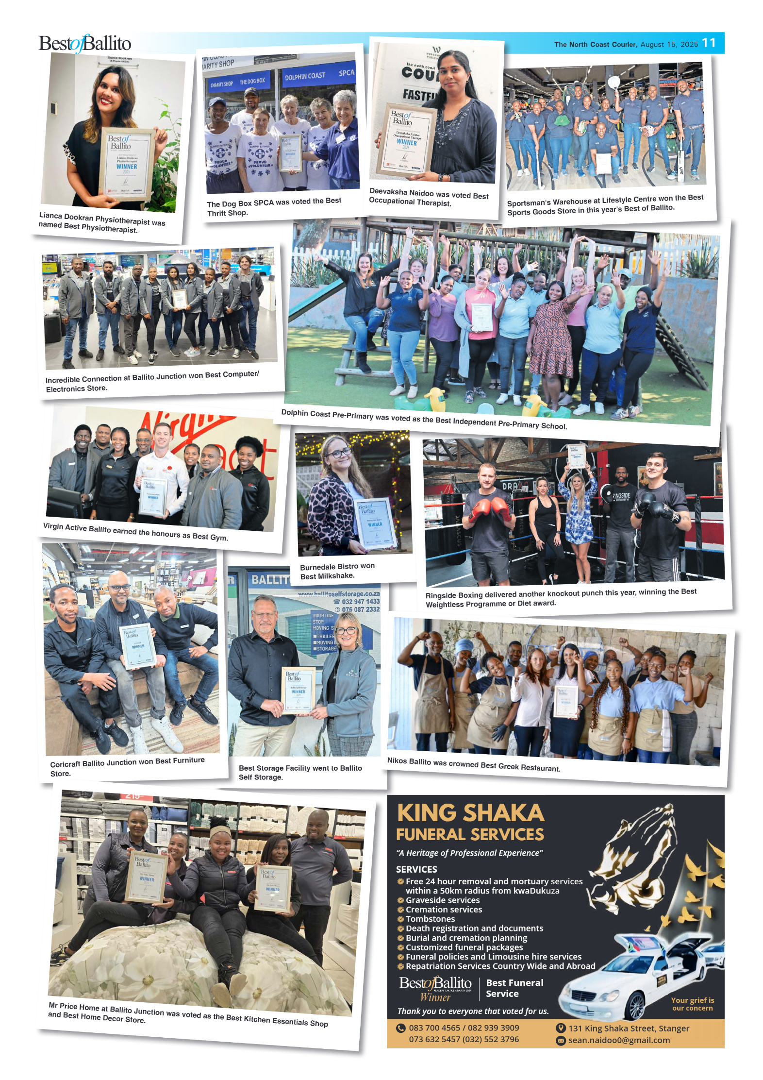 The North Coast Courier – 15 August 2025 page 11