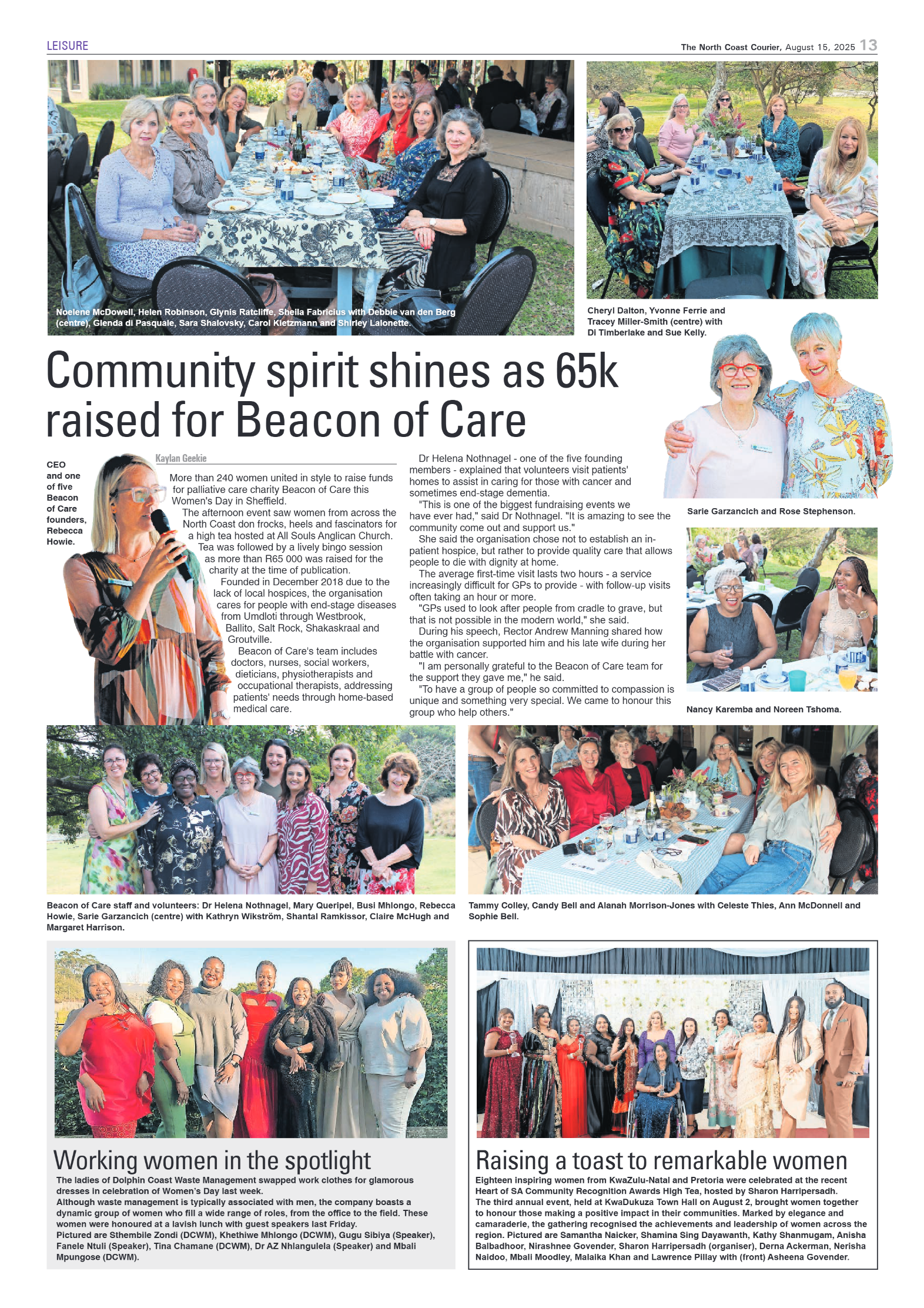 The North Coast Courier – 15 August 2025 page 13