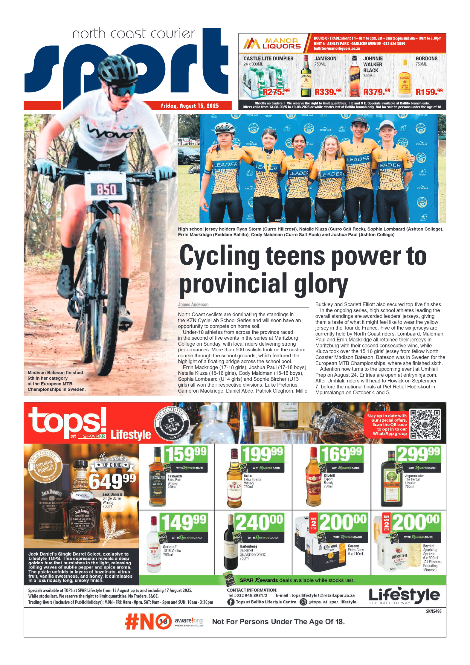 The North Coast Courier – 15 August 2025 page 16