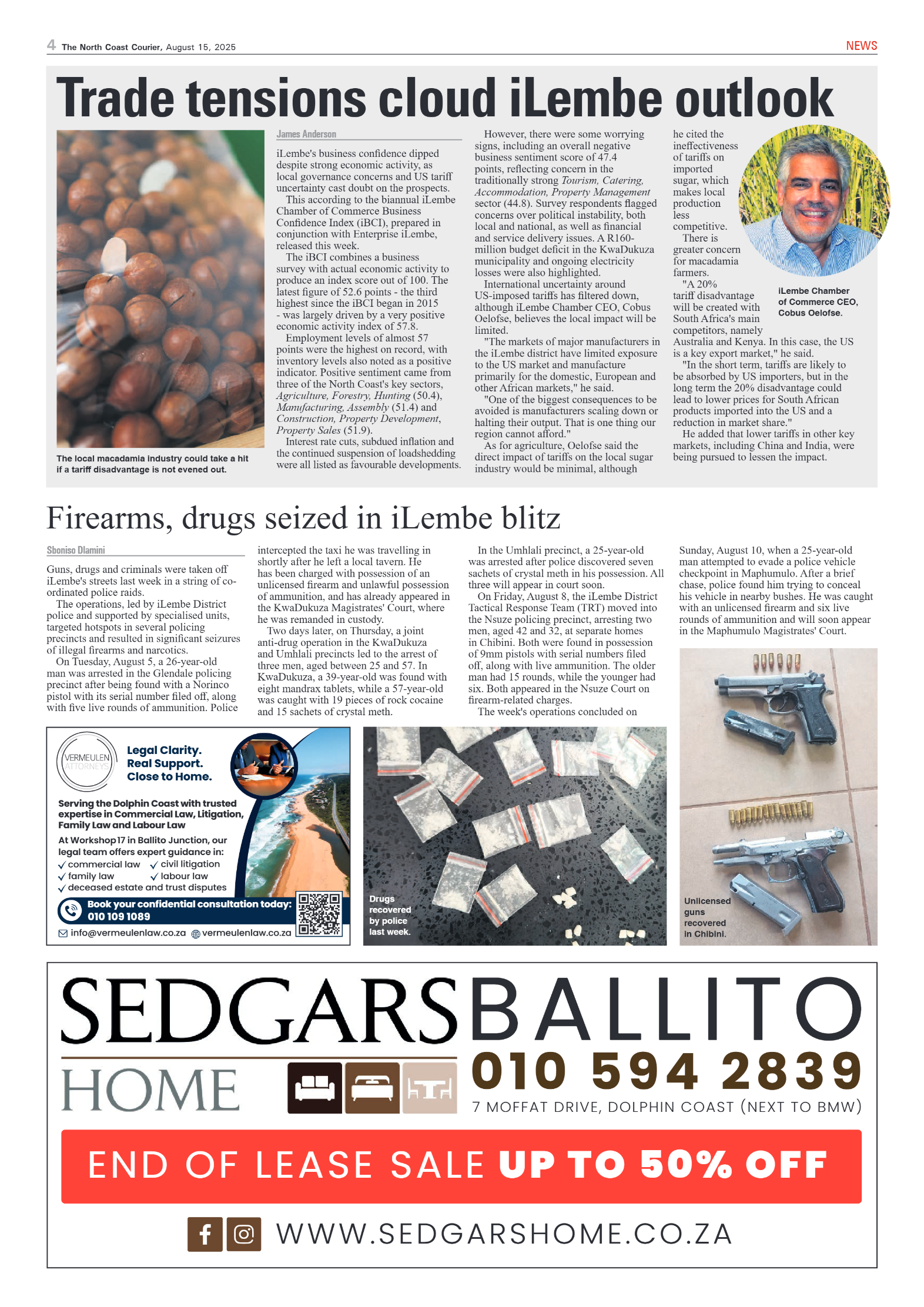 The North Coast Courier – 15 August 2025 page 4