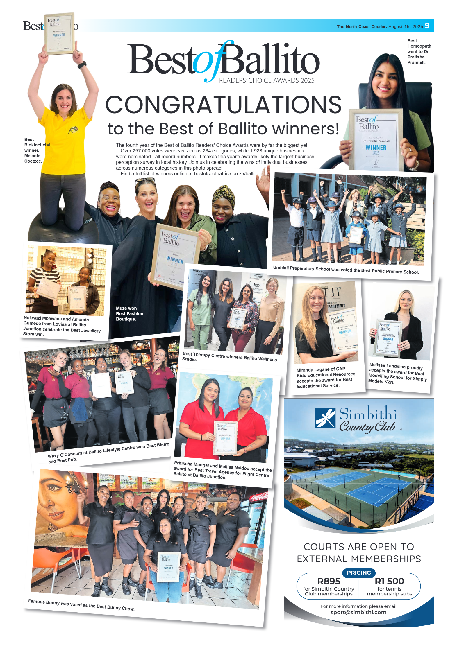 The North Coast Courier – 15 August 2025 page 9