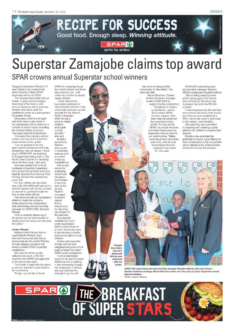 The North Coast Courier 15 December 2023 page 14