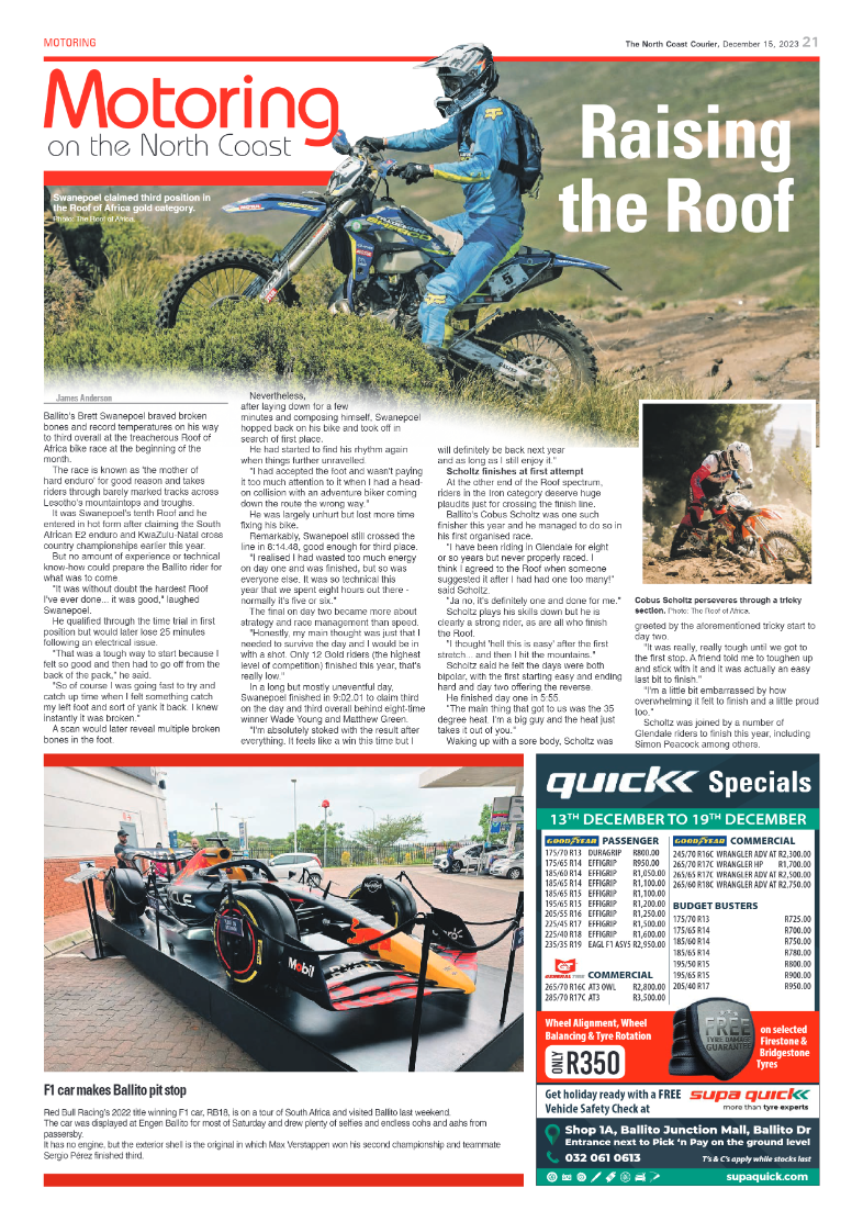 The North Coast Courier 15 December 2023 page 21