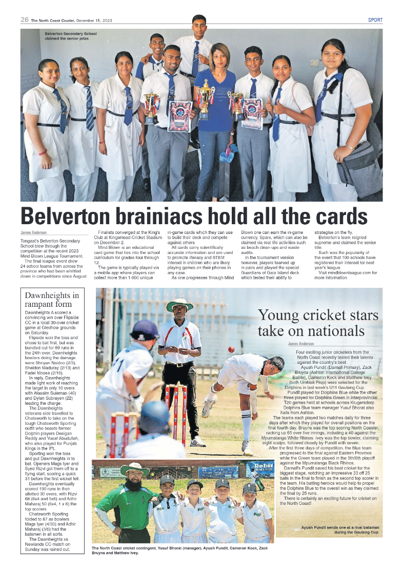 The North Coast Courier 15 December 2023 page 26