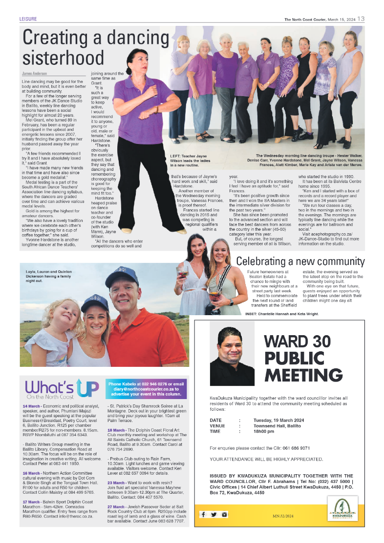 The North Coast Courier 15 March 2024 page 13