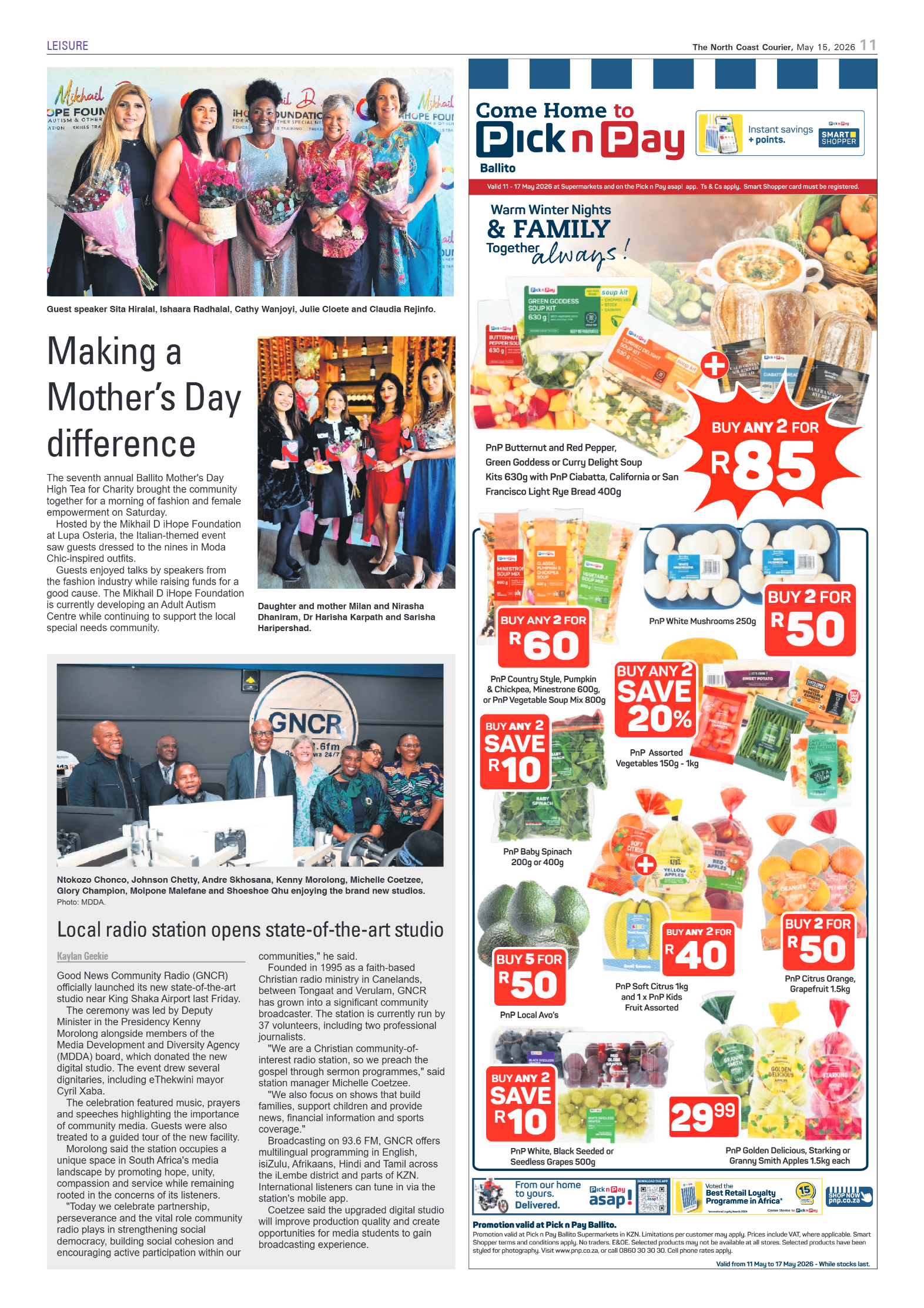 The North Coast Courier – 15 May 2026 page 11
