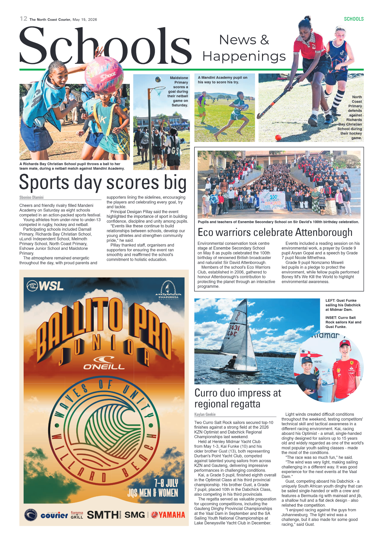 The North Coast Courier – 15 May 2026 page 12