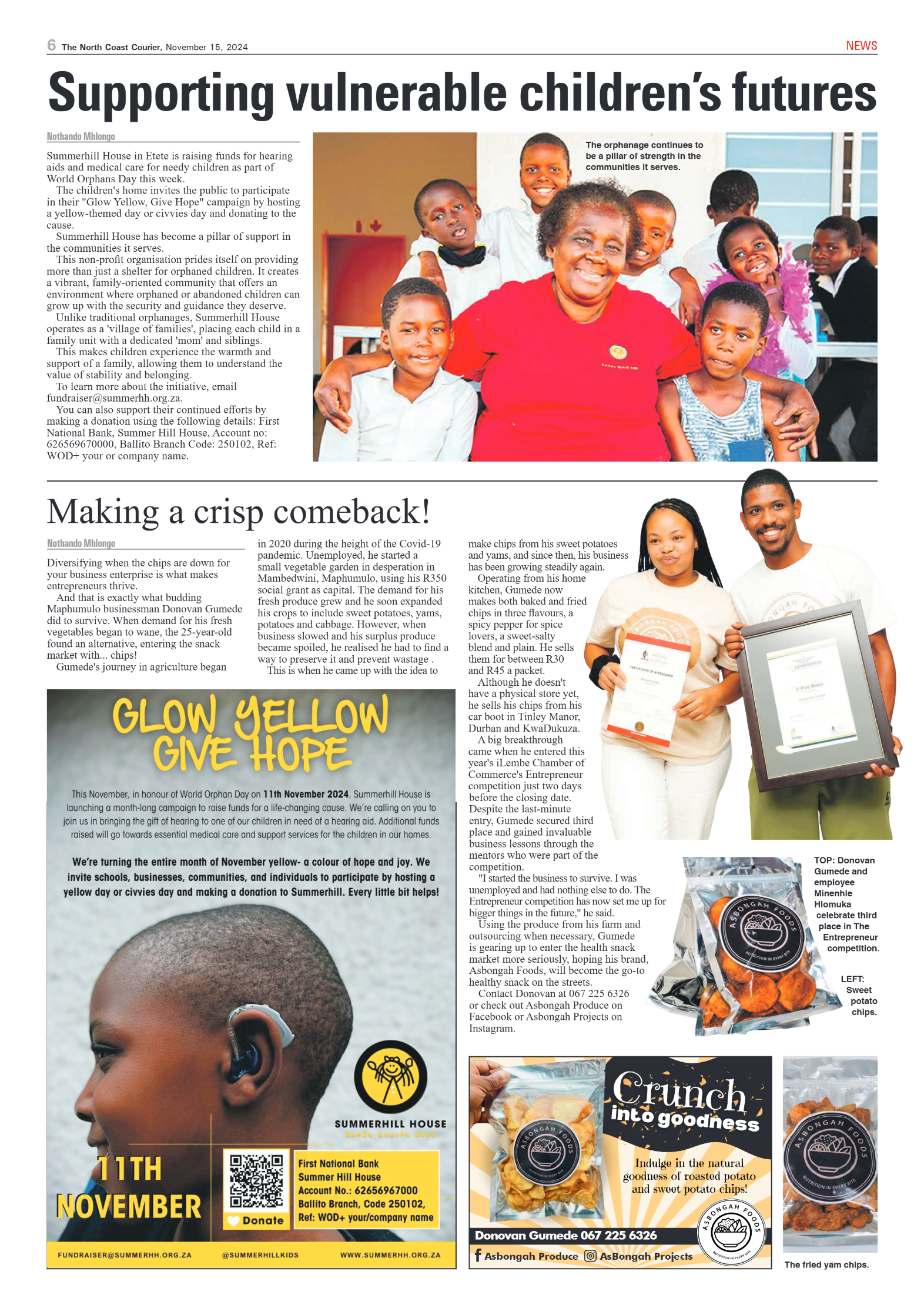 The North Coast Courier – 15 November 2024 page 6