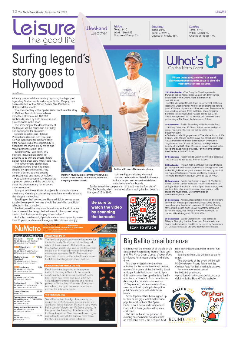 The North Coast Courier 15 September 2023 page 12