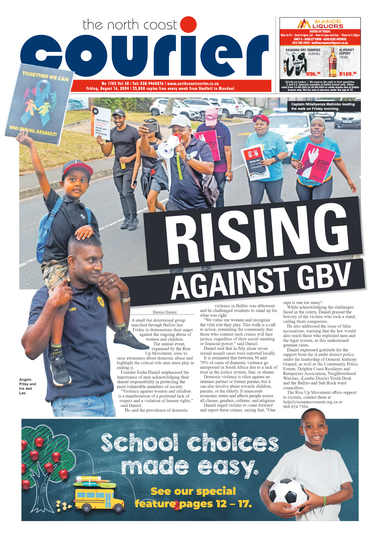 The North Coast Courier – 16 August 2024 page 1