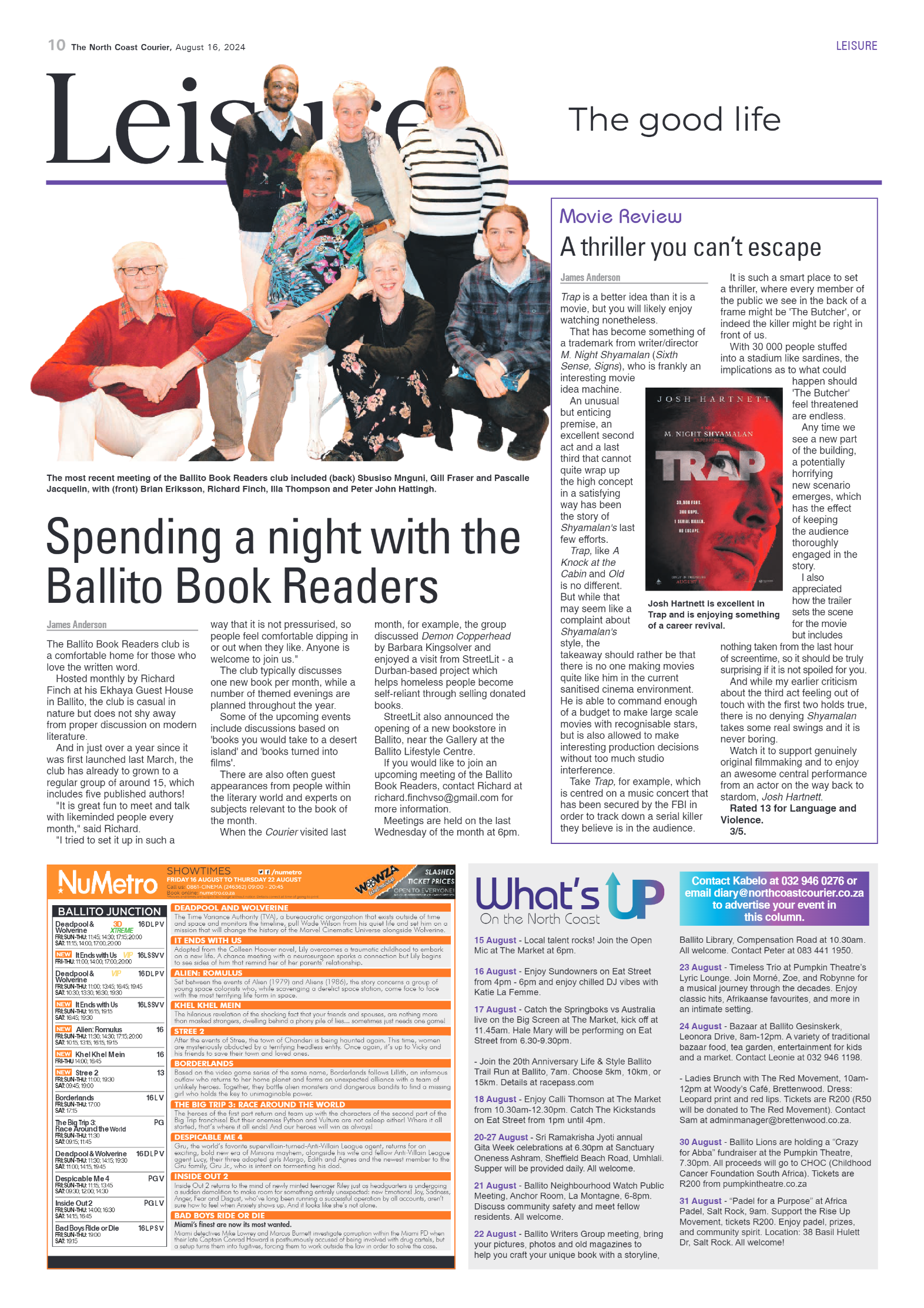 The North Coast Courier – 16 August 2024 page 10