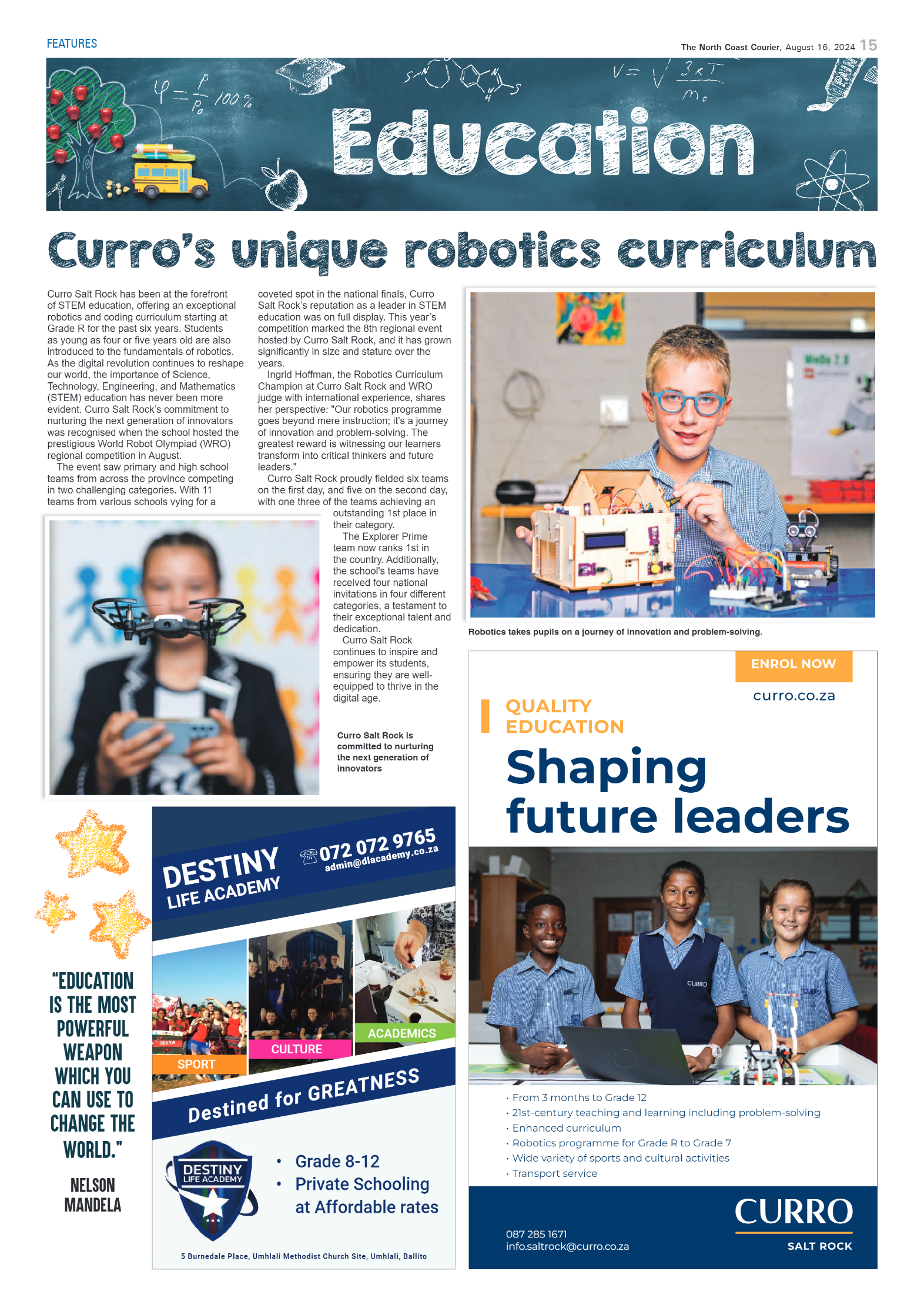 The North Coast Courier – 16 August 2024 page 15