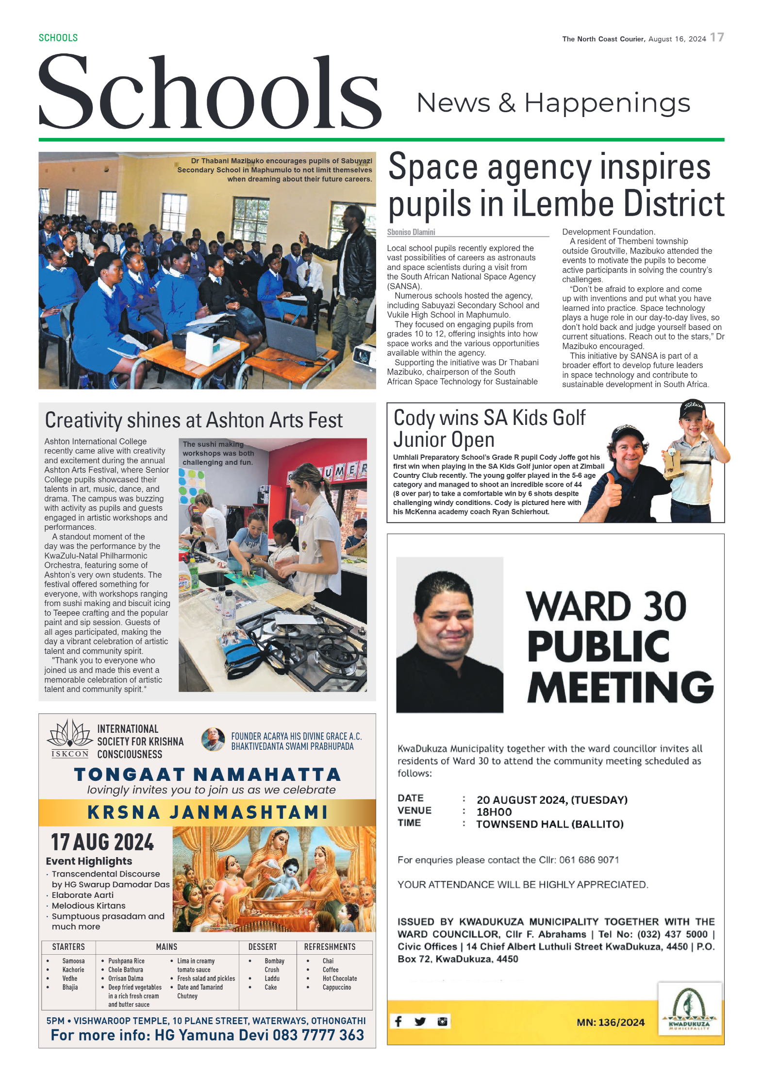 The North Coast Courier – 16 August 2024 page 17