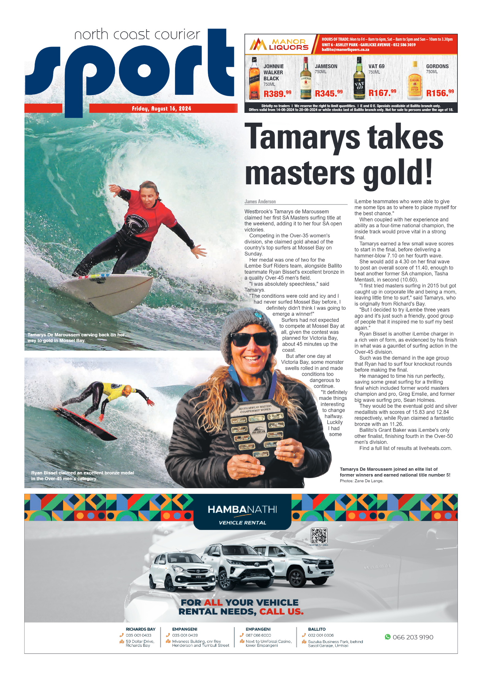 The North Coast Courier – 16 August 2024 page 20