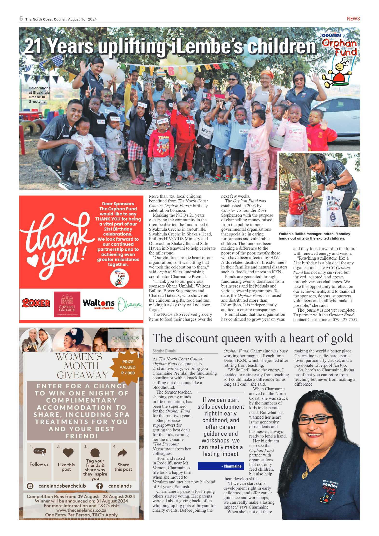 The North Coast Courier – 16 August 2024 page 6