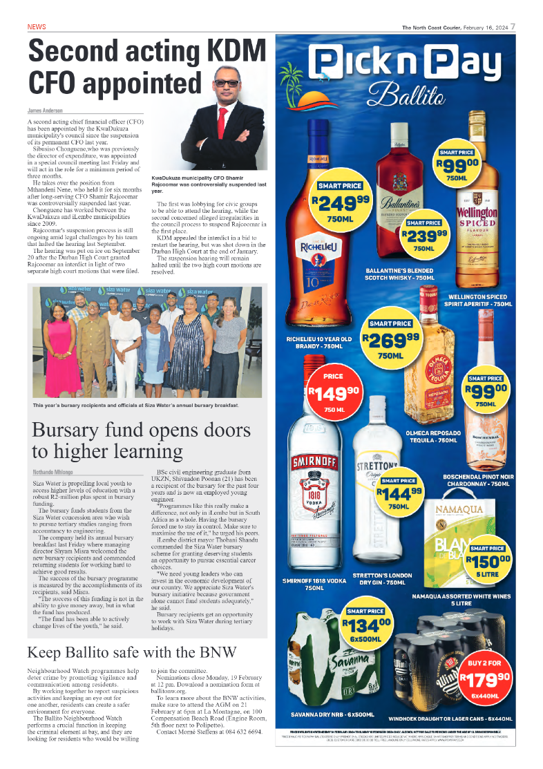 The North Coast Courier 16 February 2024 page 7