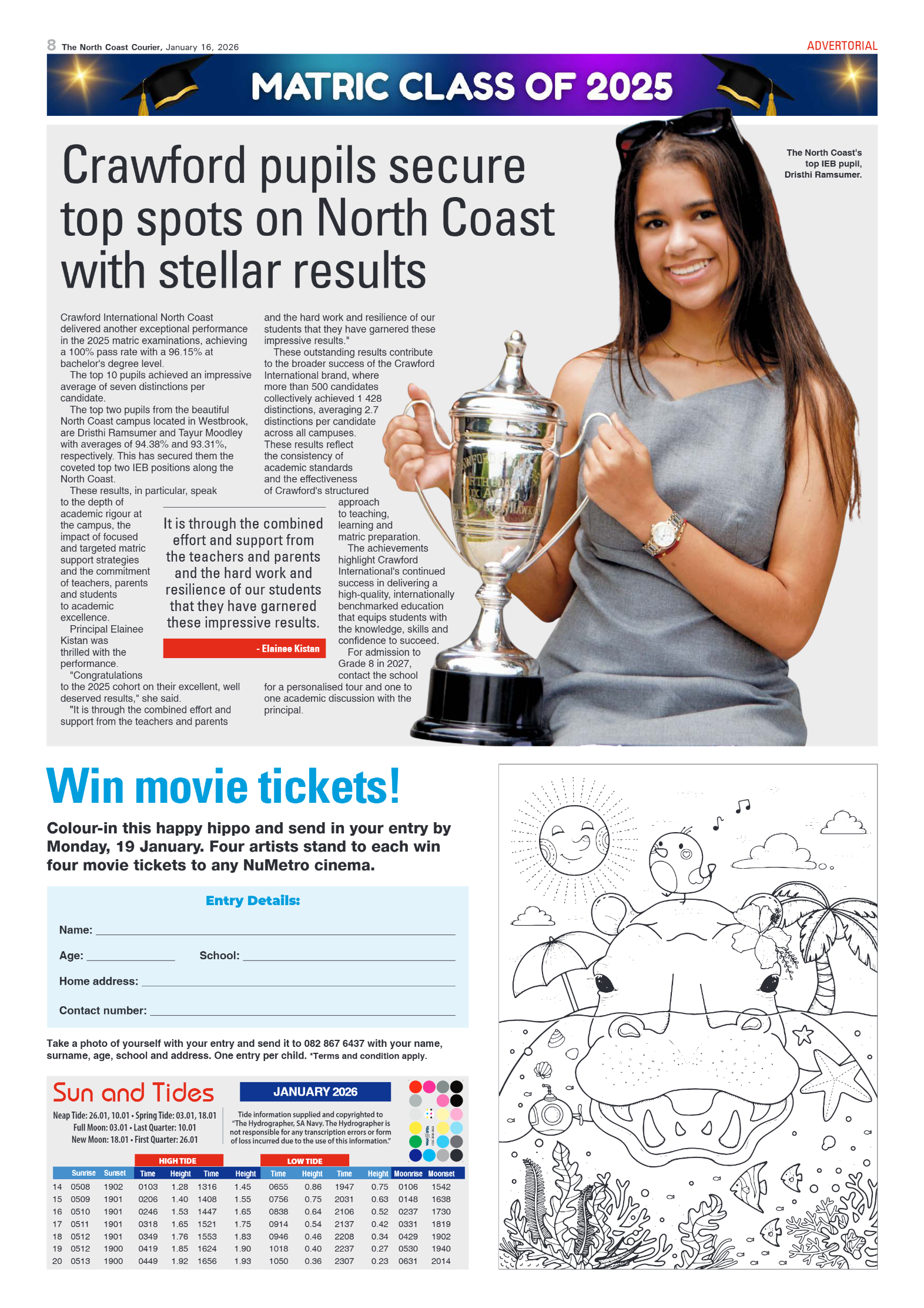 The North Coast Courier – 16 January 2026 page 8