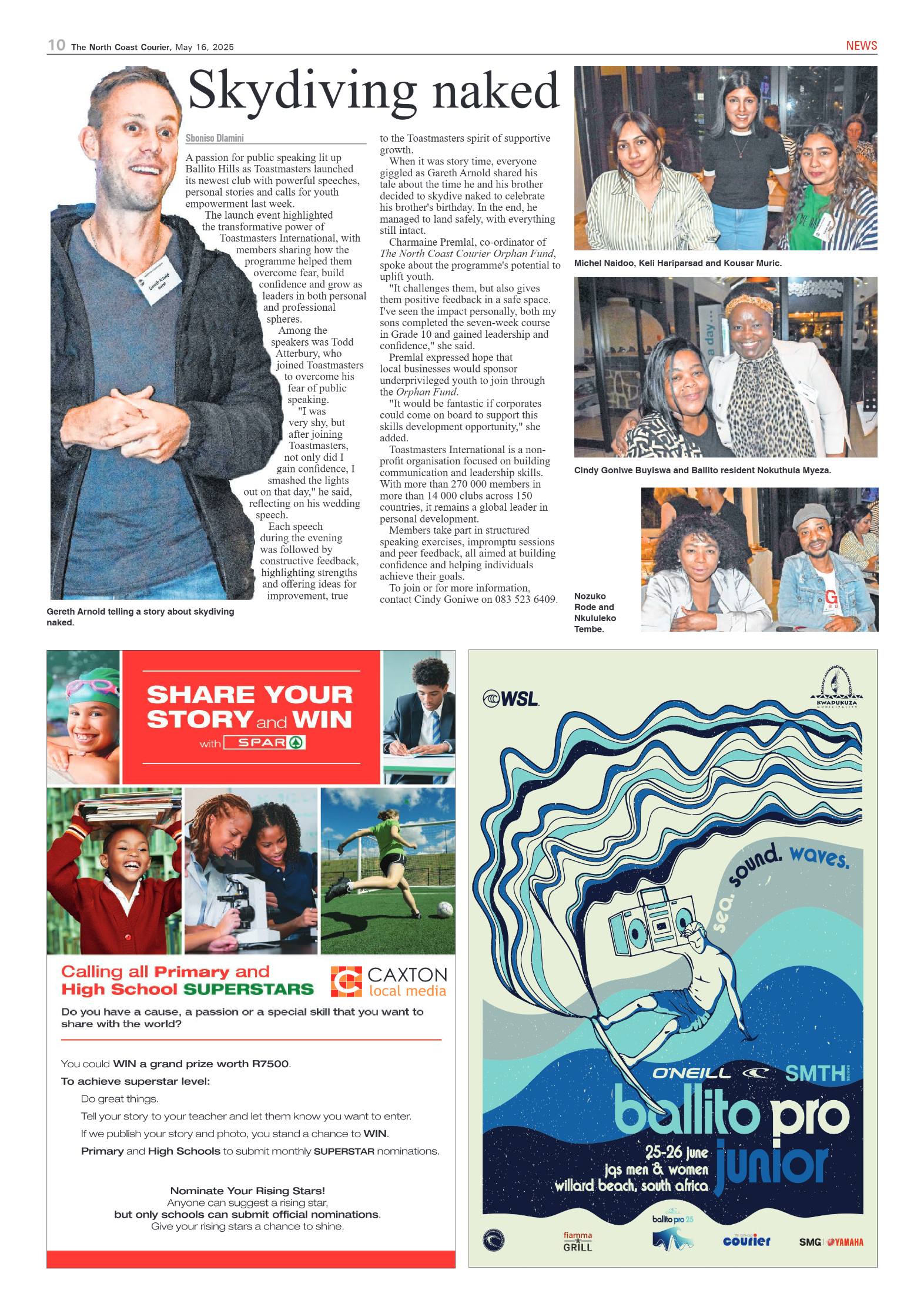 The North Coast Courier – 16 May 2025 page 10