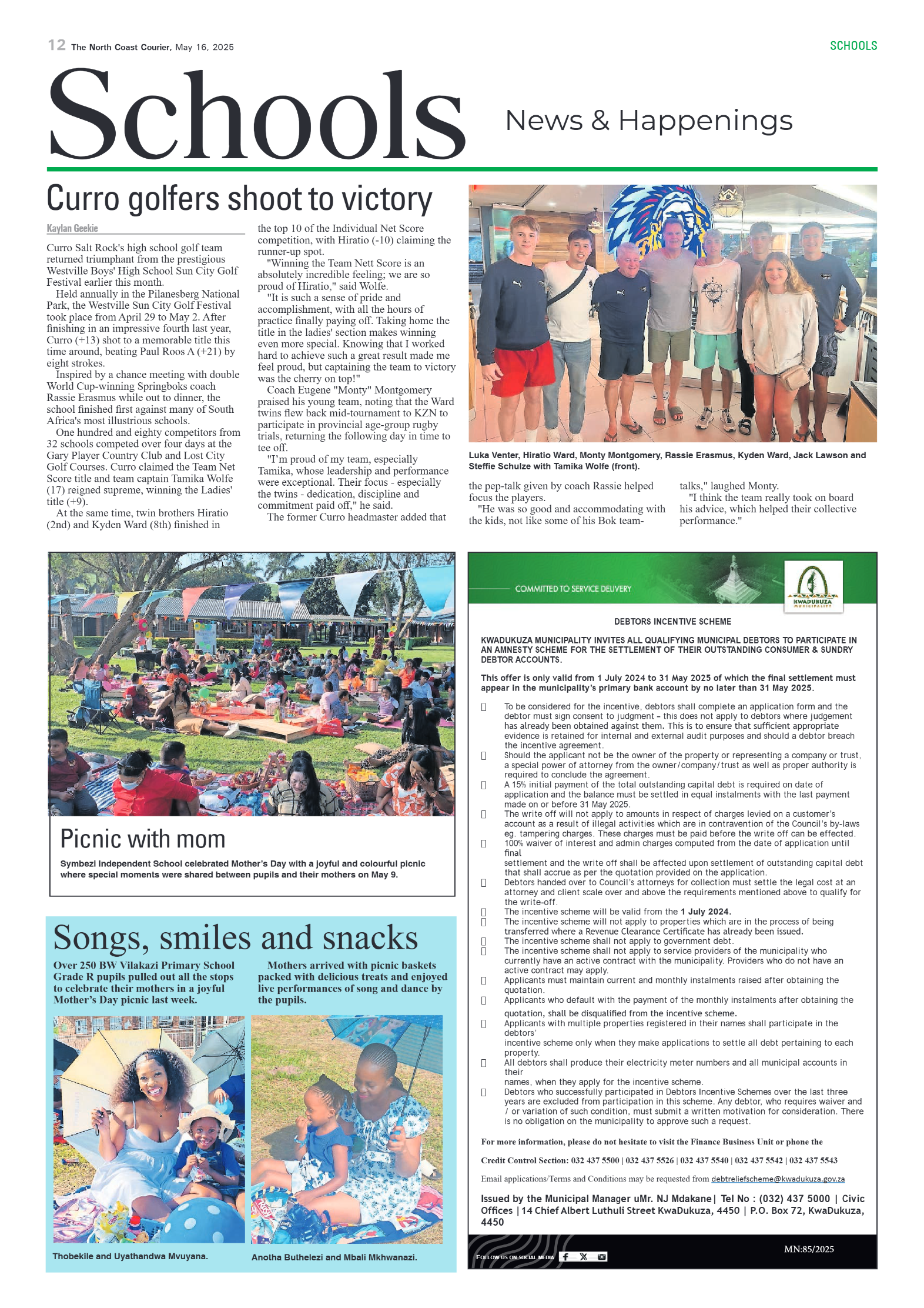 The North Coast Courier – 16 May 2025 page 12