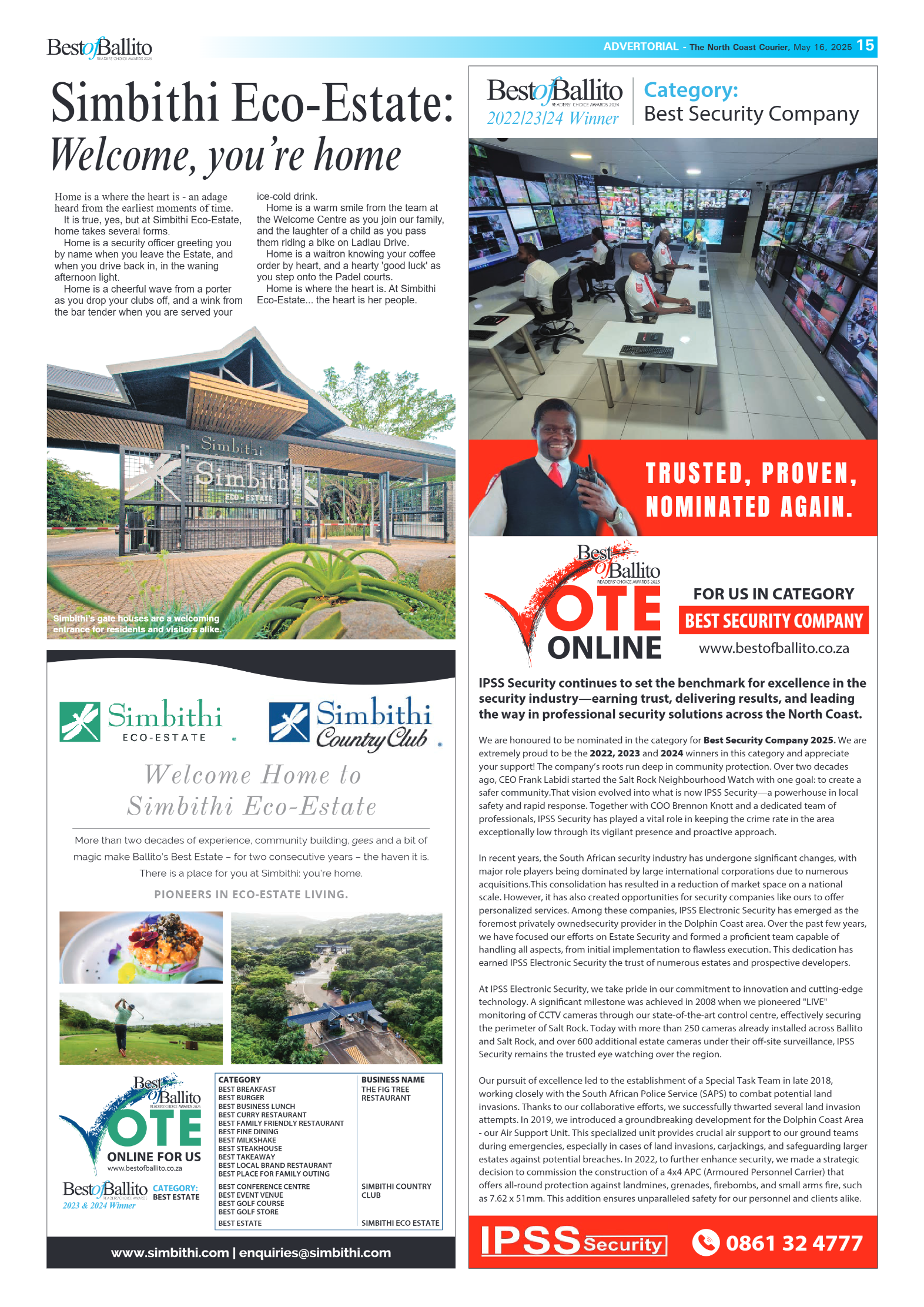 The North Coast Courier – 16 May 2025 page 15