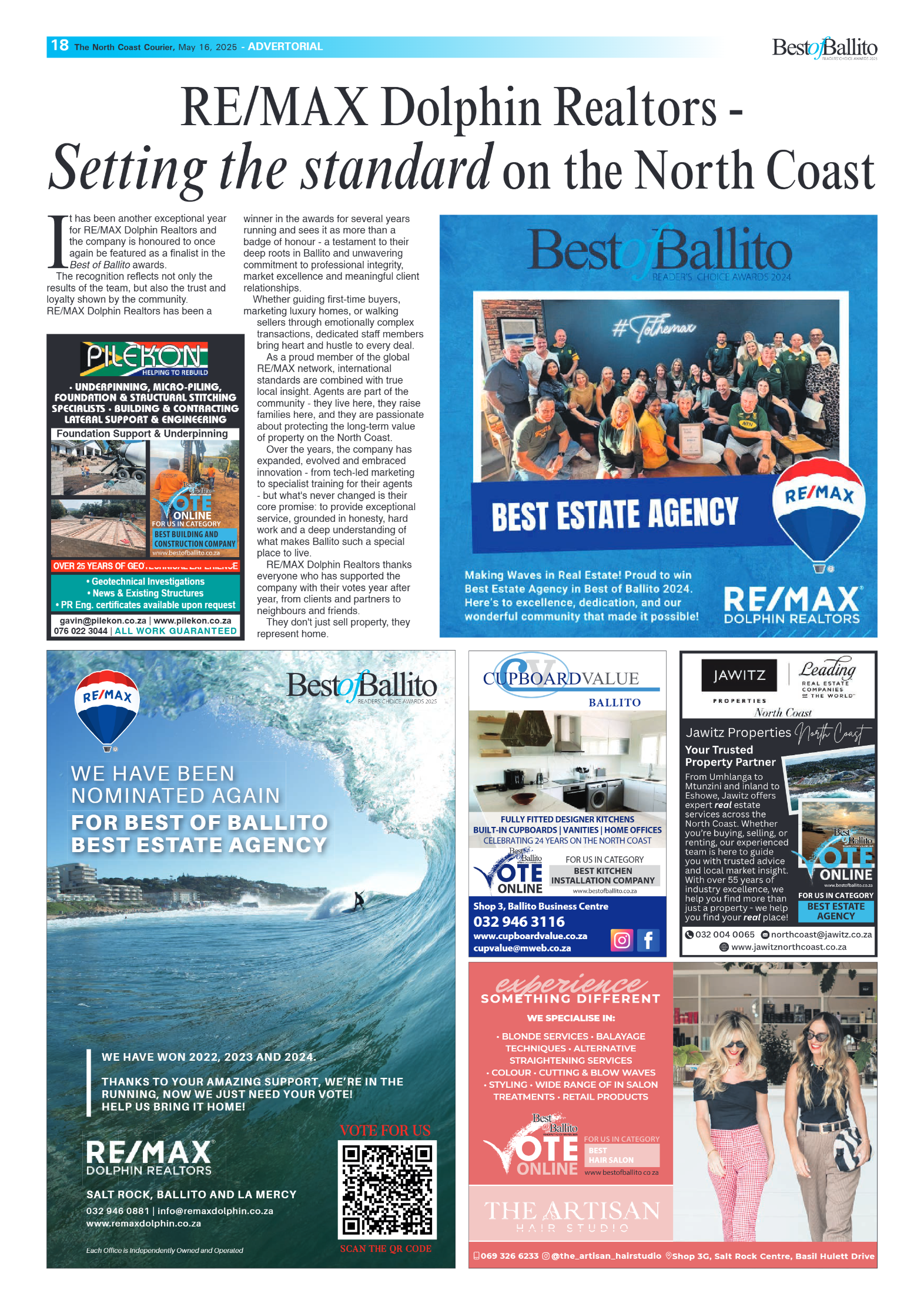 The North Coast Courier – 16 May 2025 page 18