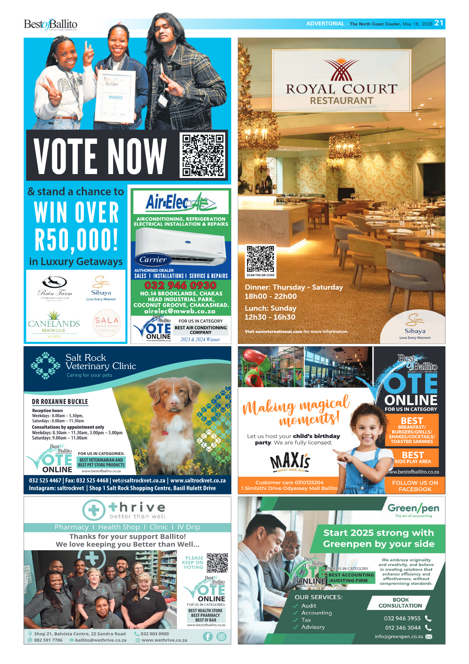 The North Coast Courier – 16 May 2025 page 21