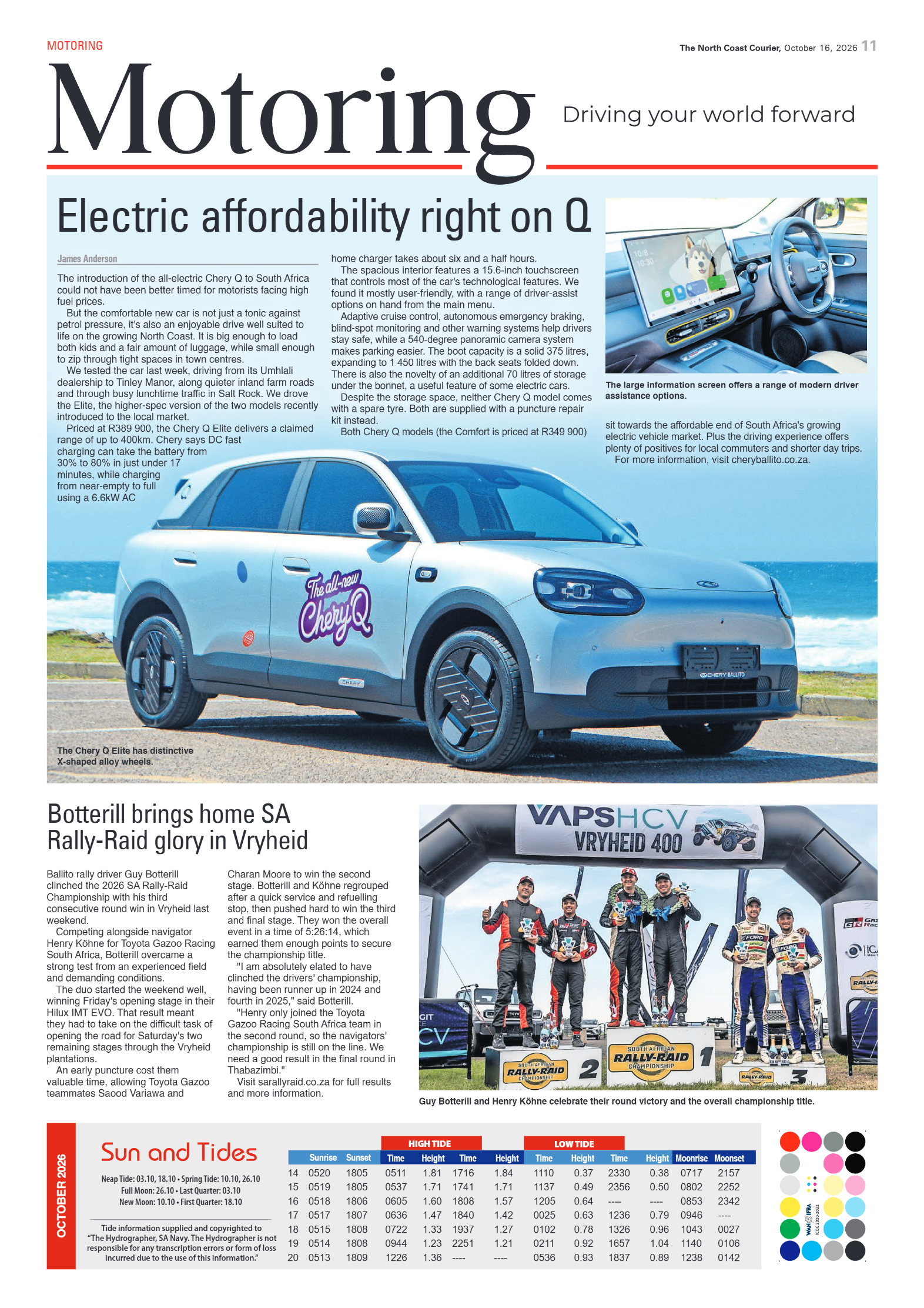 The North Coast Courier – 16 October 2026 page 11