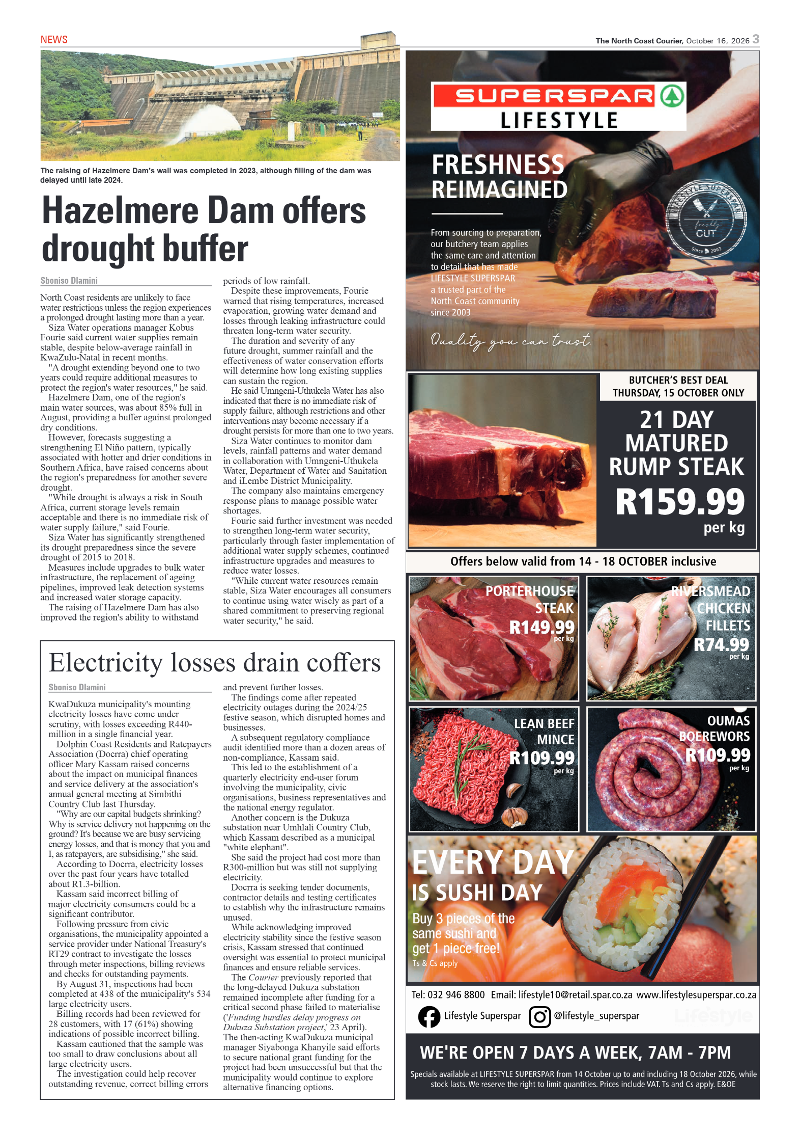 The North Coast Courier – 16 October 2026 page 3