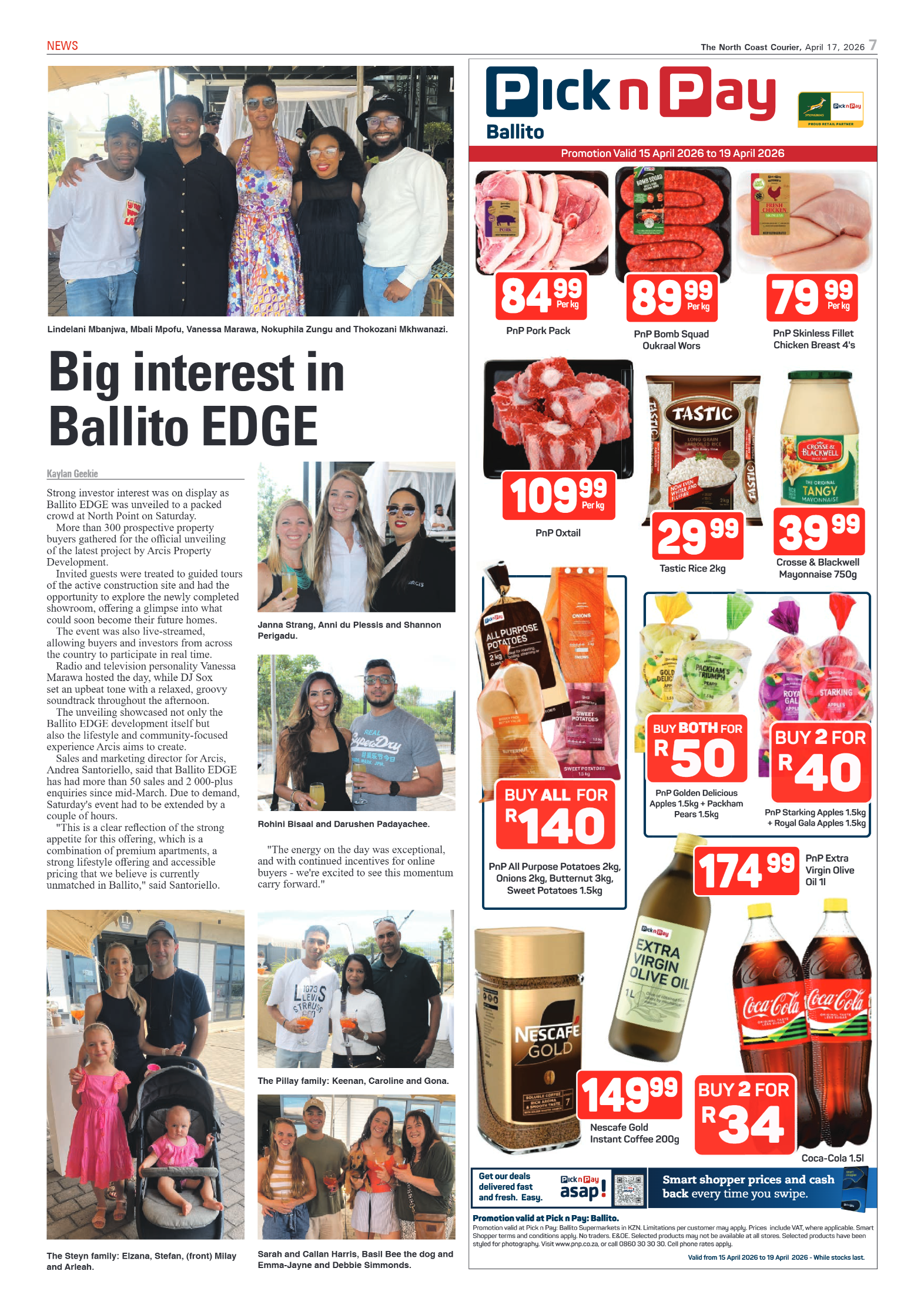 The North Coast Courier – 17 April 2026 page 7